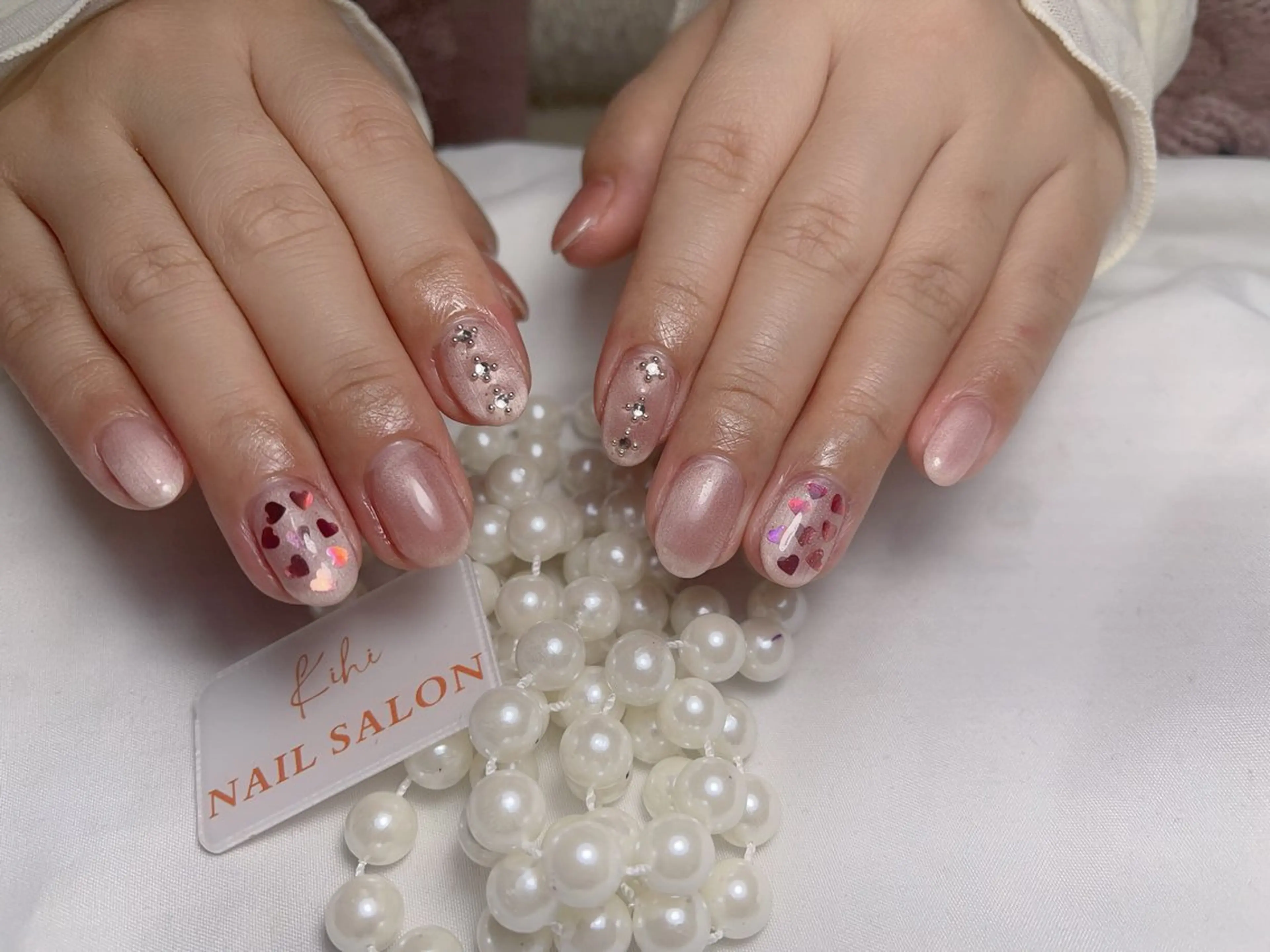 ネイル アートネイル フレンチネイル ジェルネイル グラデーション 韓国ネイル ハンドネイル 💕鈴木ユリ パラジェル/オフ無料のネイルデザイン