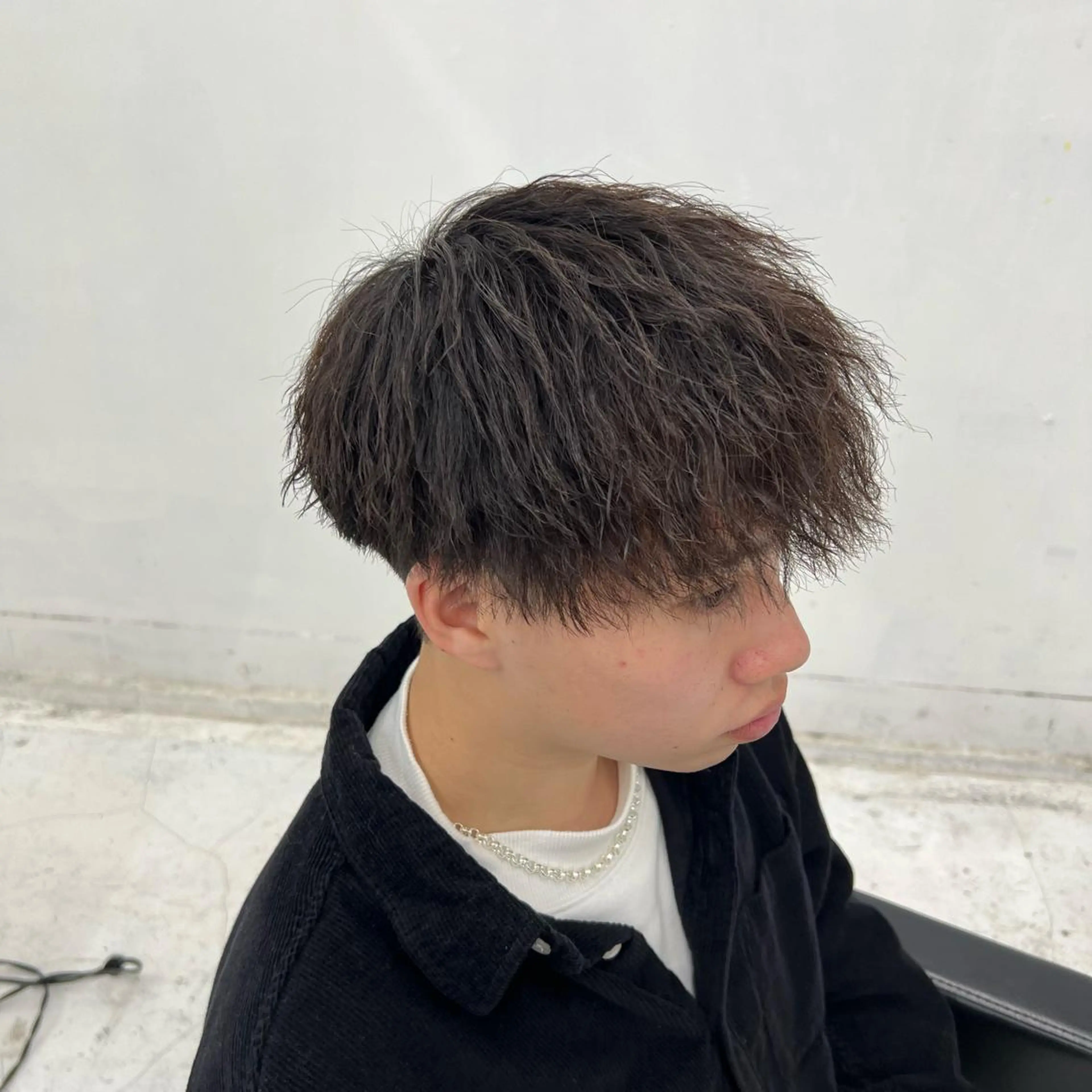 ショート パーマ 豊崎 佑輔のヘアスタイル