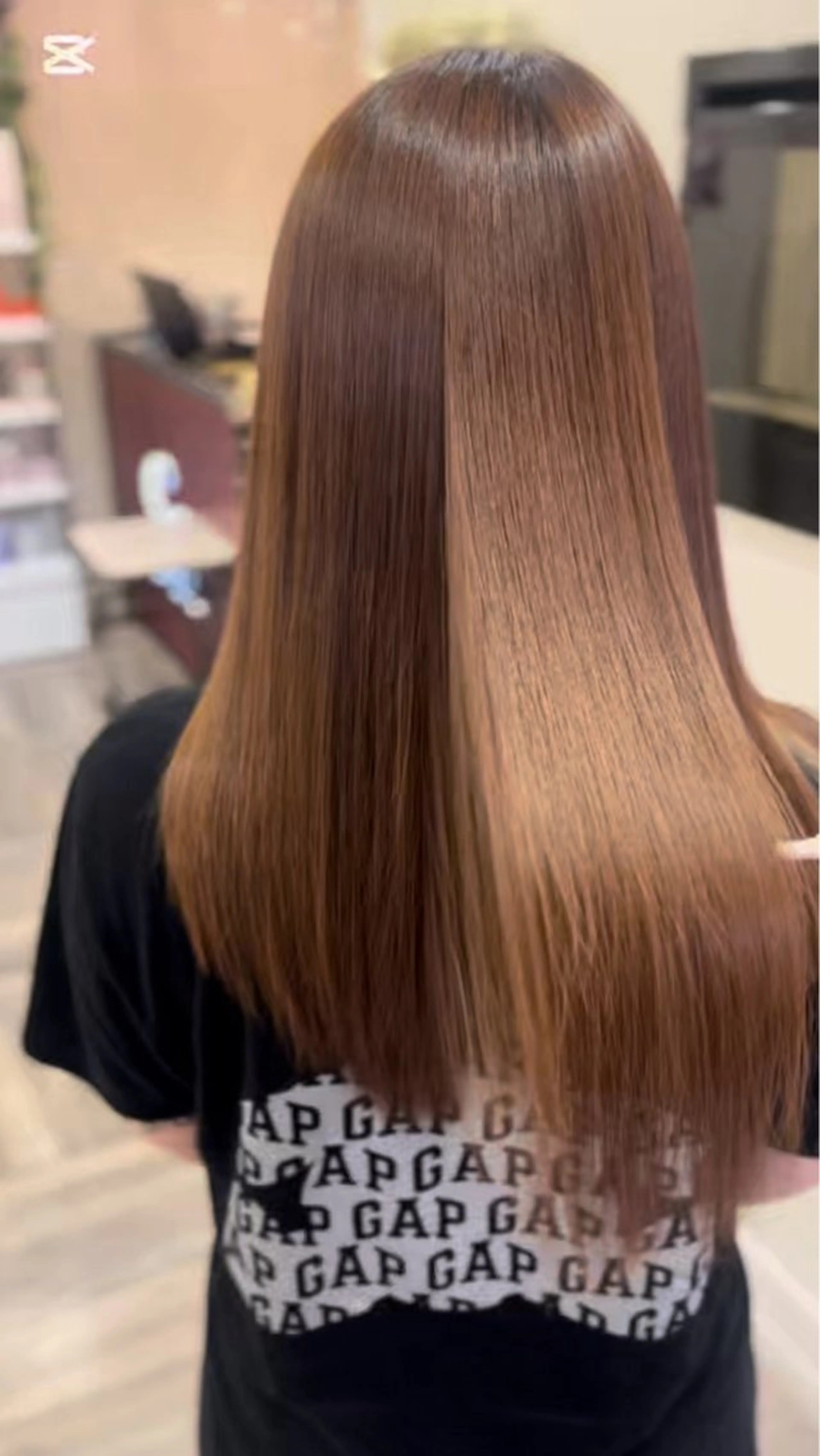 ロング 【大名】縮毛矯正特化 履歴が複雑ok／金城のヘアスタイル