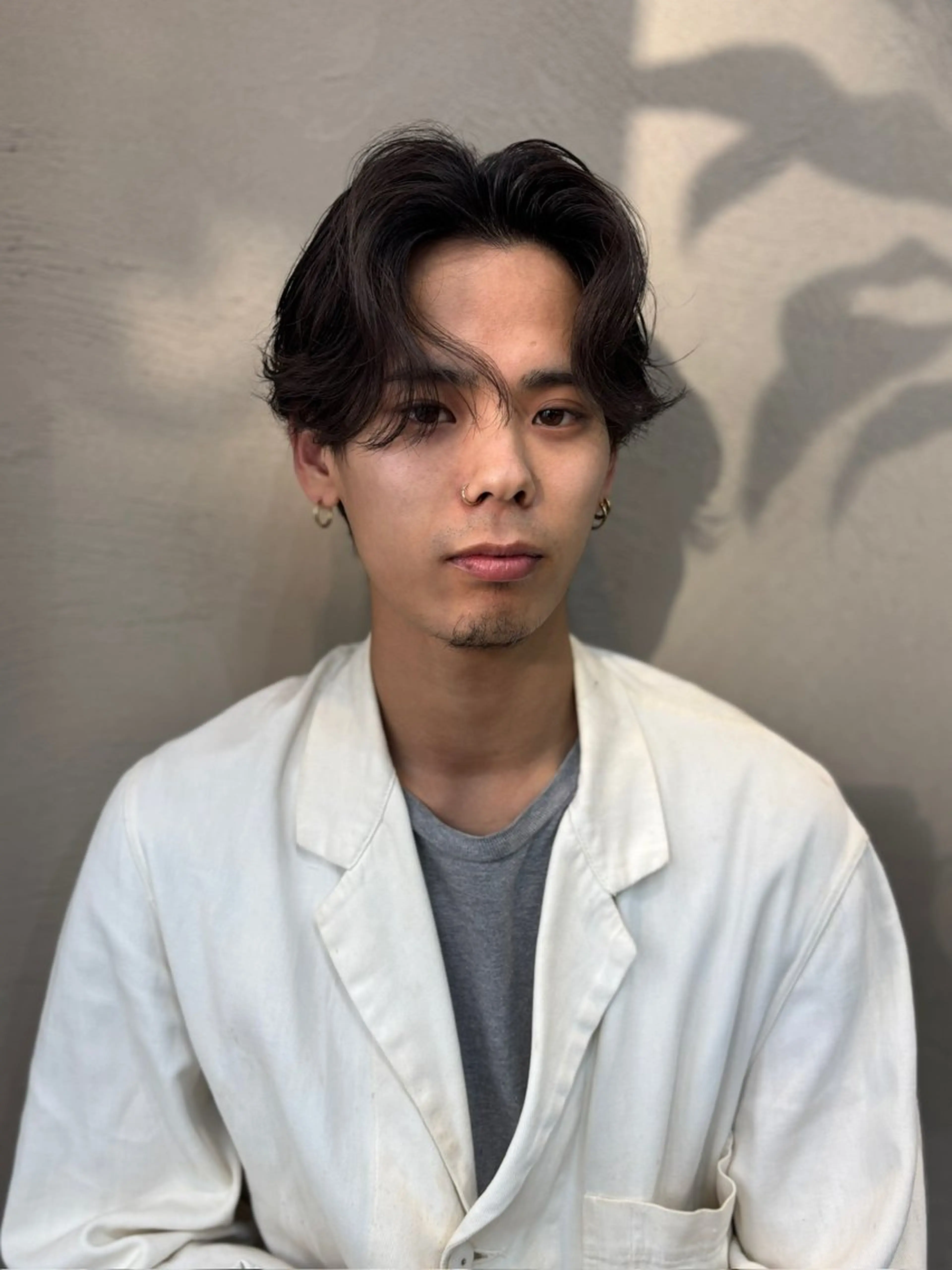 ミディアム パーマ ミディアムパーマ ニュアンスパーマ ⛽️STAND 博多⛽️のヘアスタイル