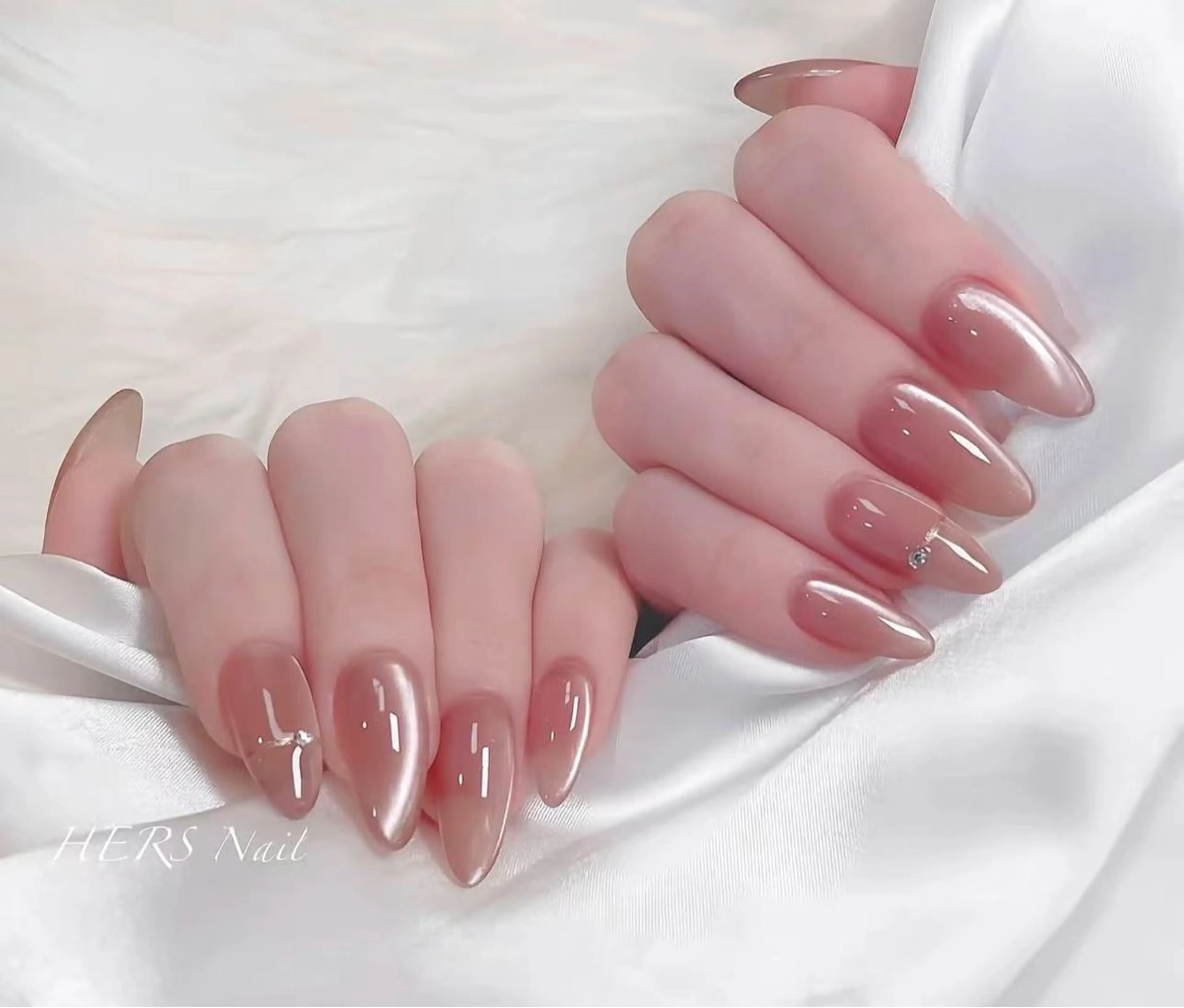 ＜期間限定モデル＞Jr.ワンホンネイル持ち込みネイル　🩵(オフあり＋720)の写真