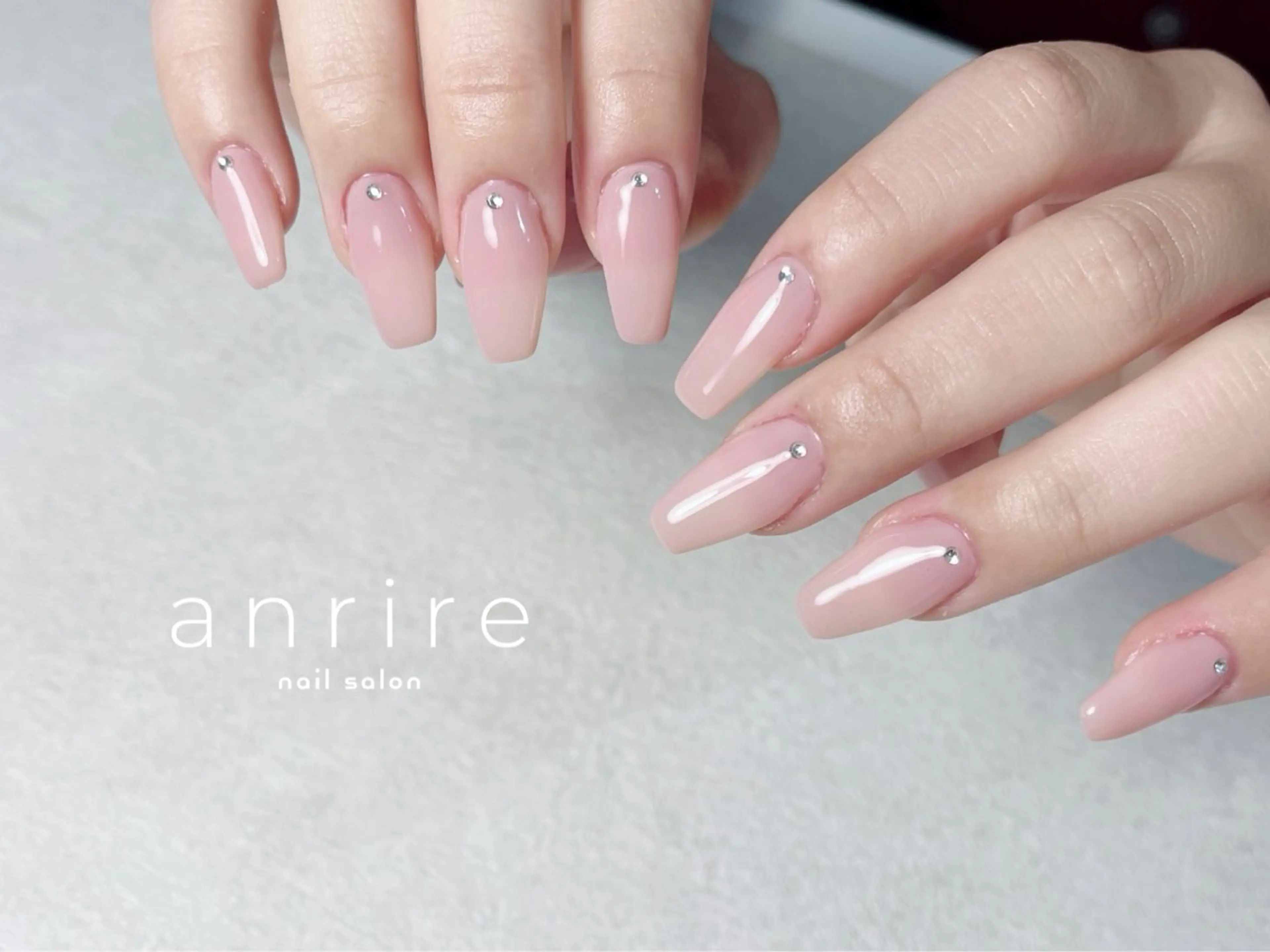 ネイル 長さ出し ジェルネイル ロングネイル ワンカラーネイル パラジェル ハンドネイル nail salon anrire〜アンリール〜所属・nailsalon anrireのネイルデザイン