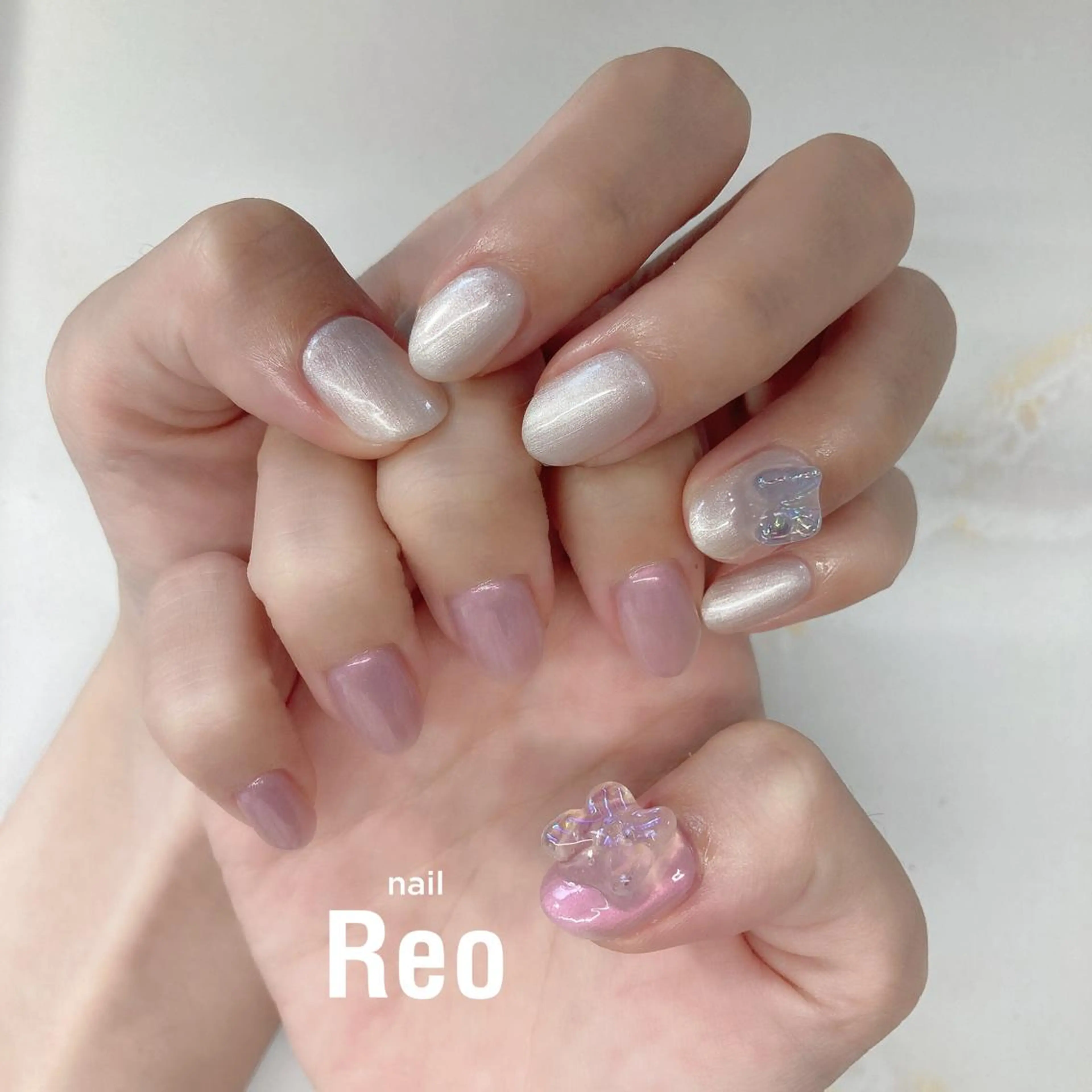 ミディアム ネイル Reonail 💕Kana💕のネイルデザイン