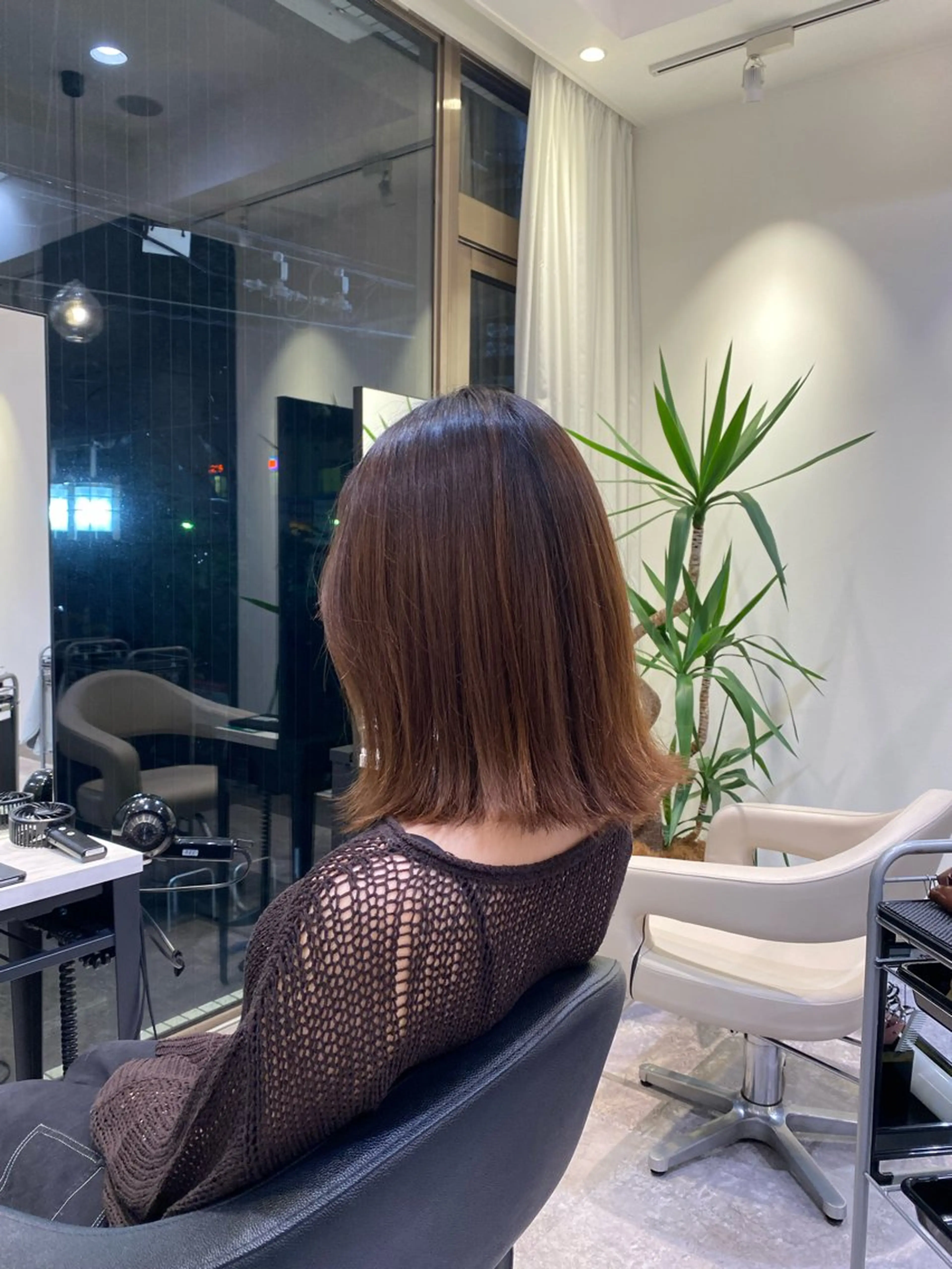 ミディアム 外ハネヘア 下田 陸斗のヘアスタイル