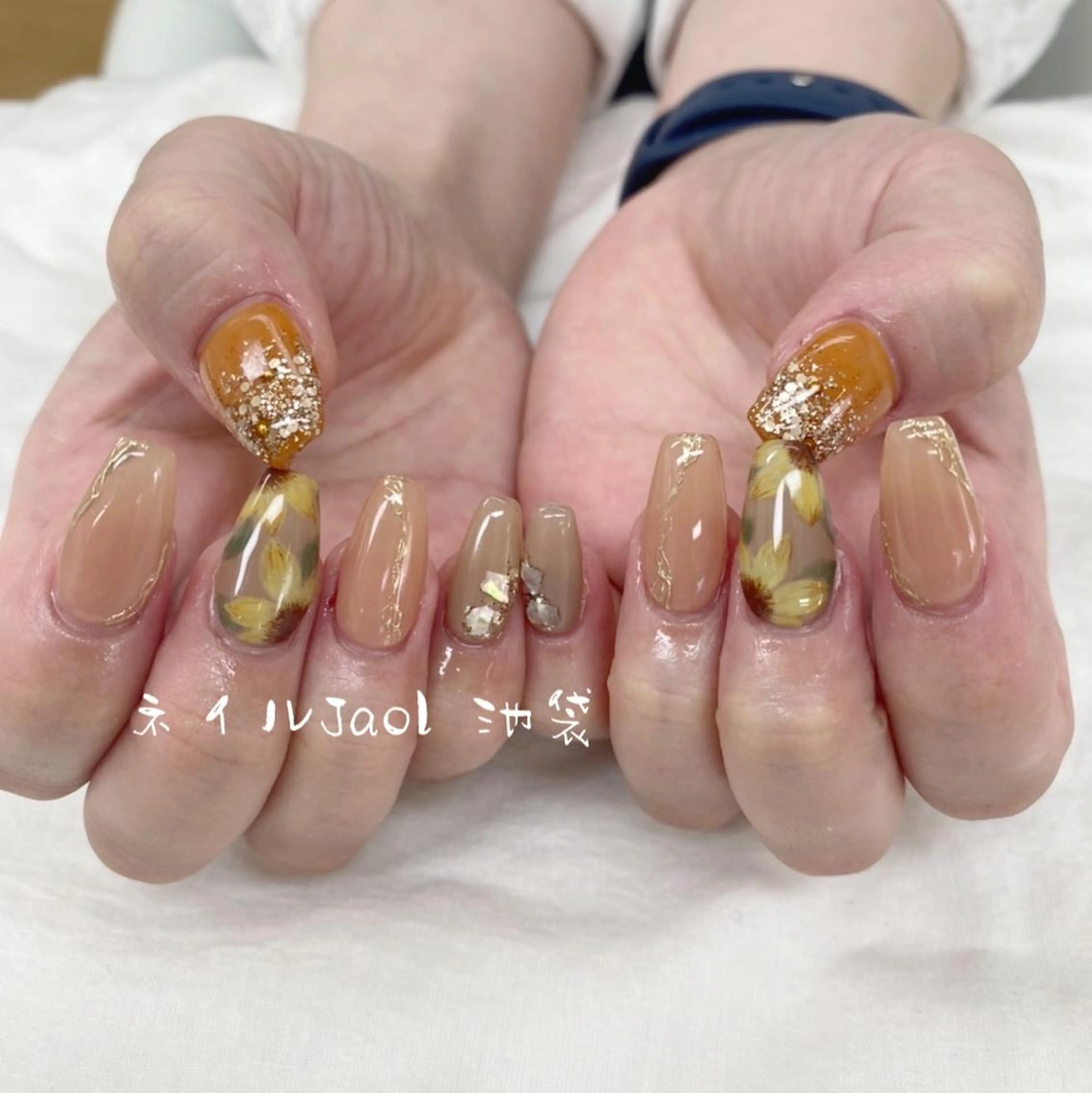 セミロング ネイルJaol 池袋のネイルデザイン