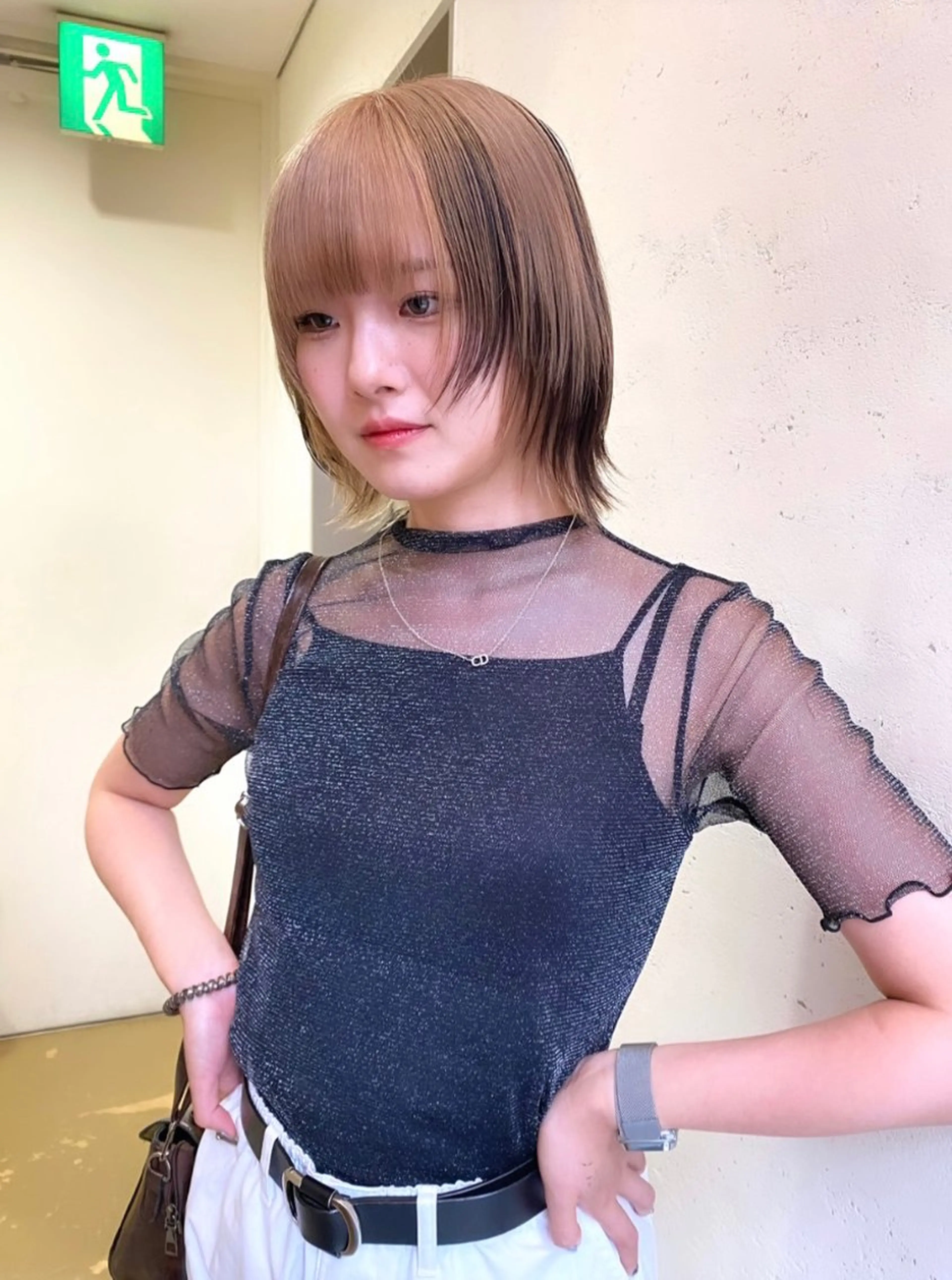 ショート カラー カット ヘアカラー トリートメント ハイトーンカラー 🩷NANAのヘアスタイル