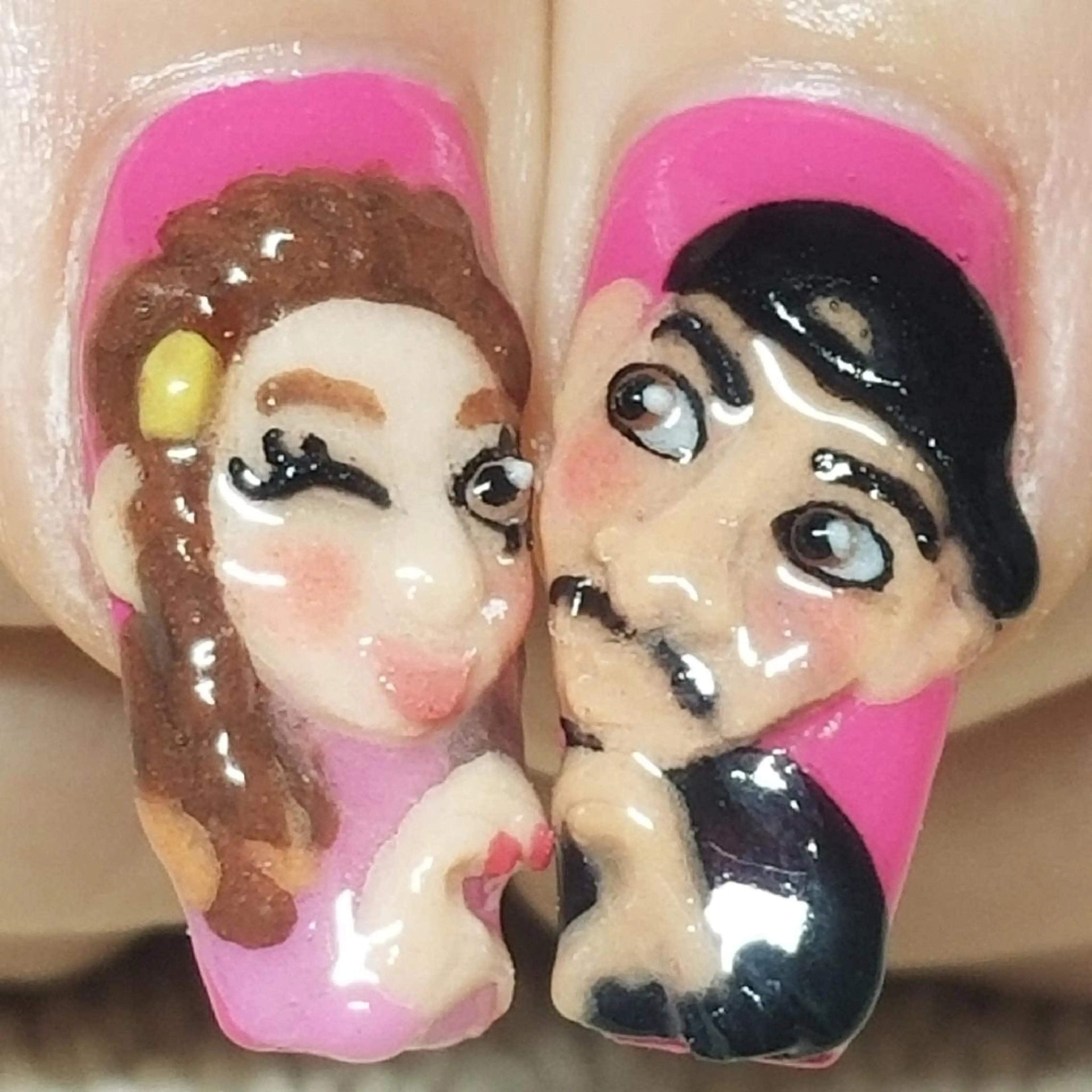 ネイル ハート ハンドネイル よしだ ひろきのネイルデザイン