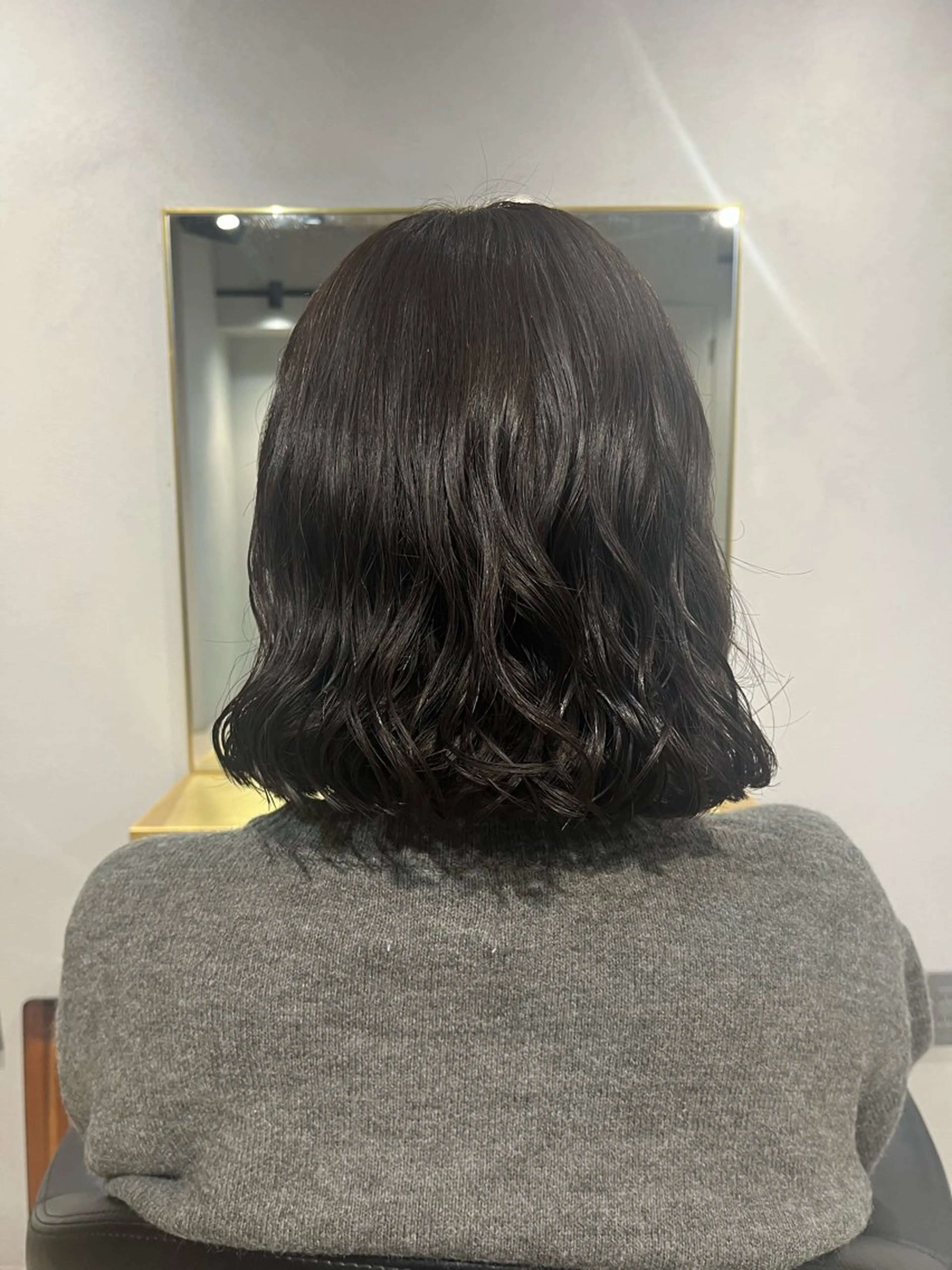 カラー アッシュ アッシュブラウン ブラウンカラー カット ヘアカラー 【arc】 佐藤未希穂/パーマのヘアスタイル