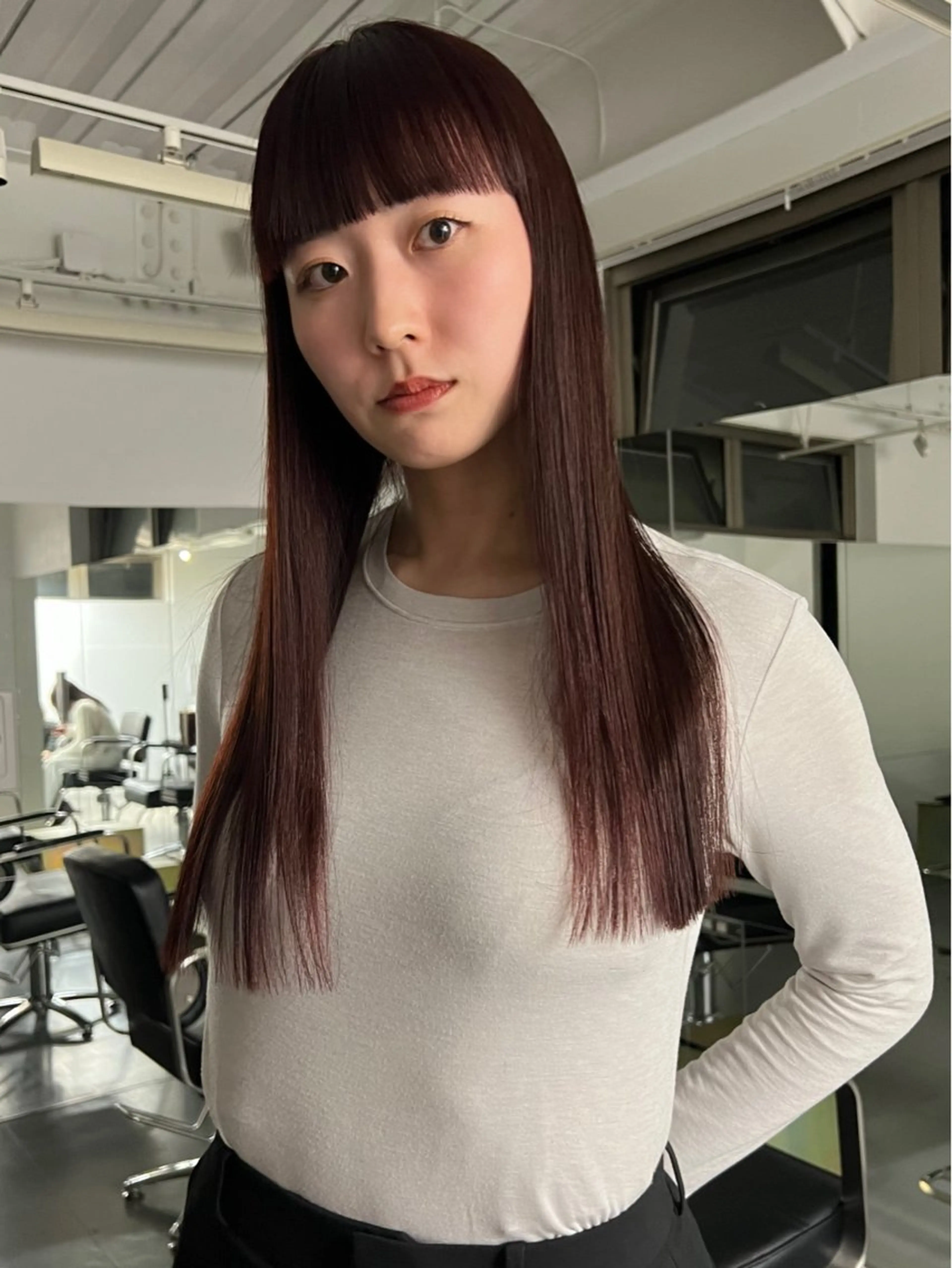 セミロング カラー カット ヘアカラー sakoda shunkiのヘアスタイル