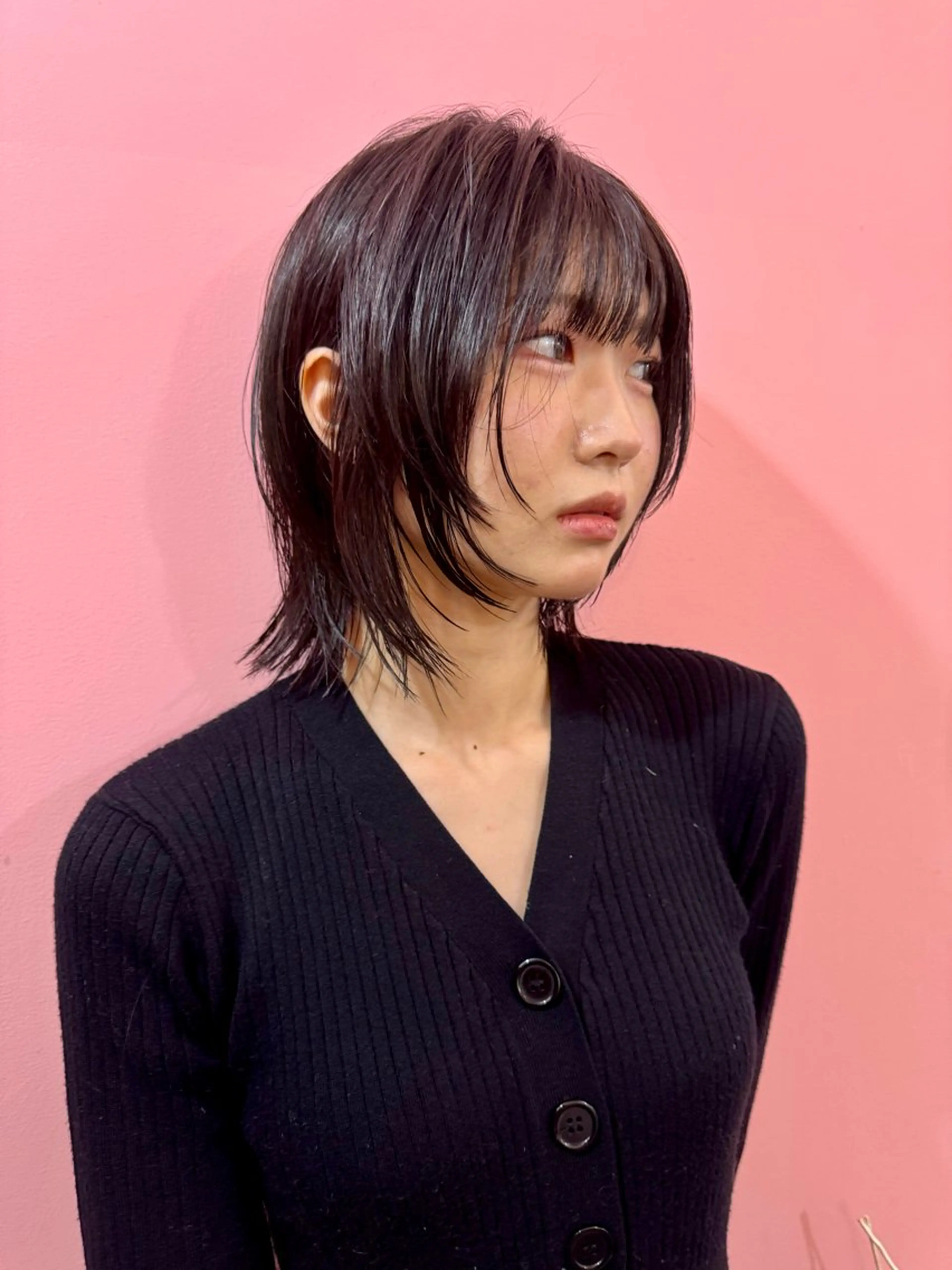 ミディアム 捺葵 @72tomi__のヘアスタイル