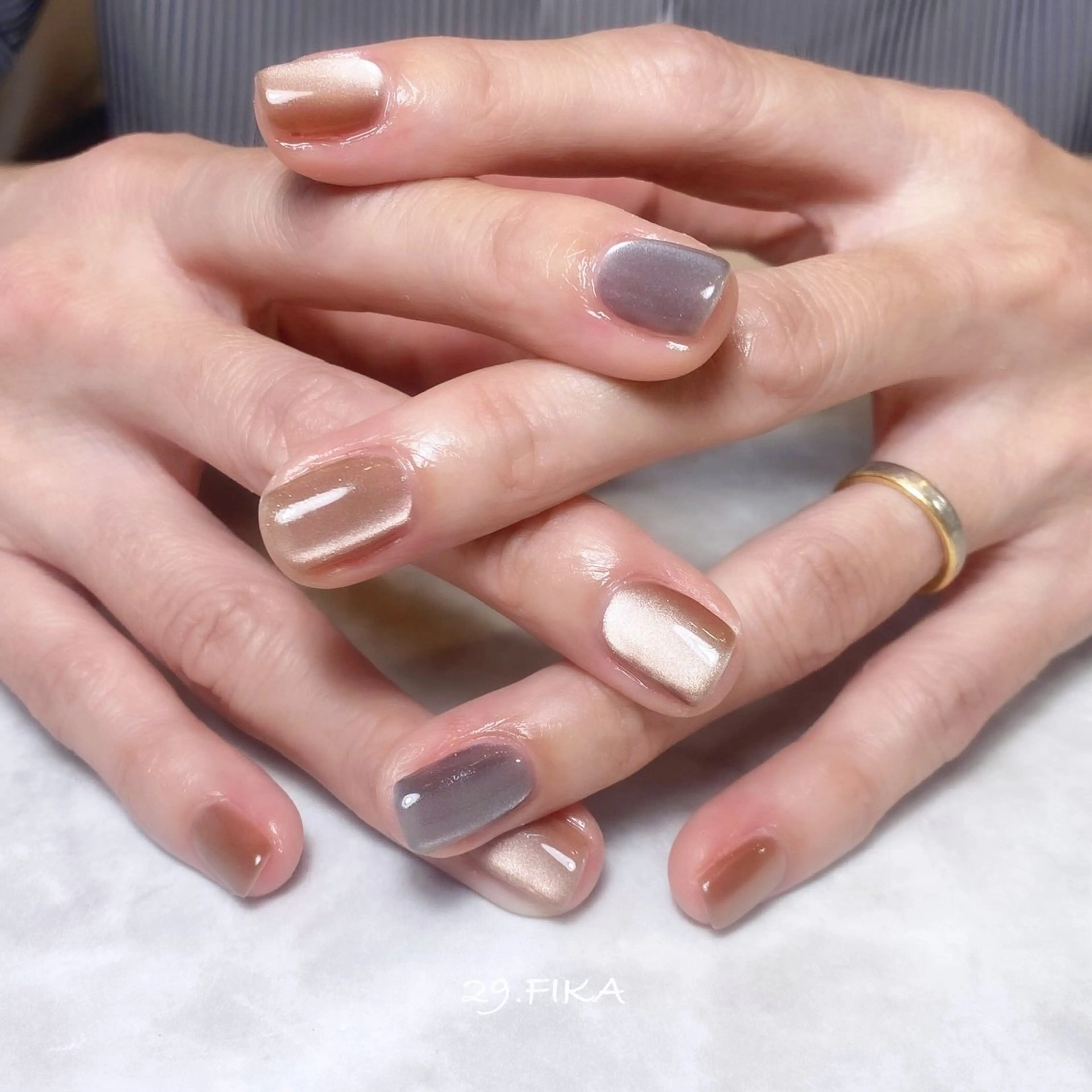 ネイル ハンドネイル 29.FIKA misaのネイルデザイン