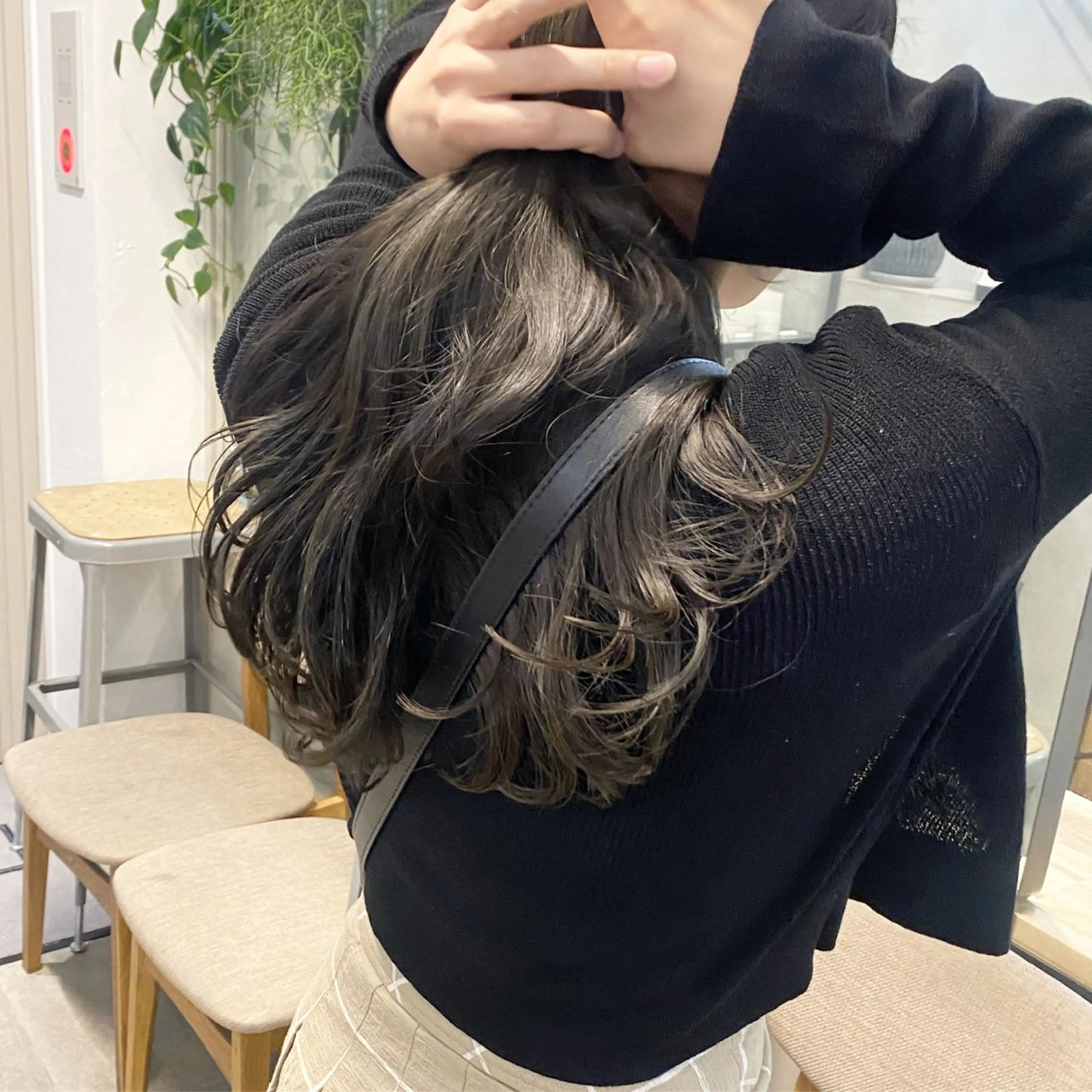 ロング カラー 縮毛矯正/透け感 カラー🎀♡mariのヘアスタイル