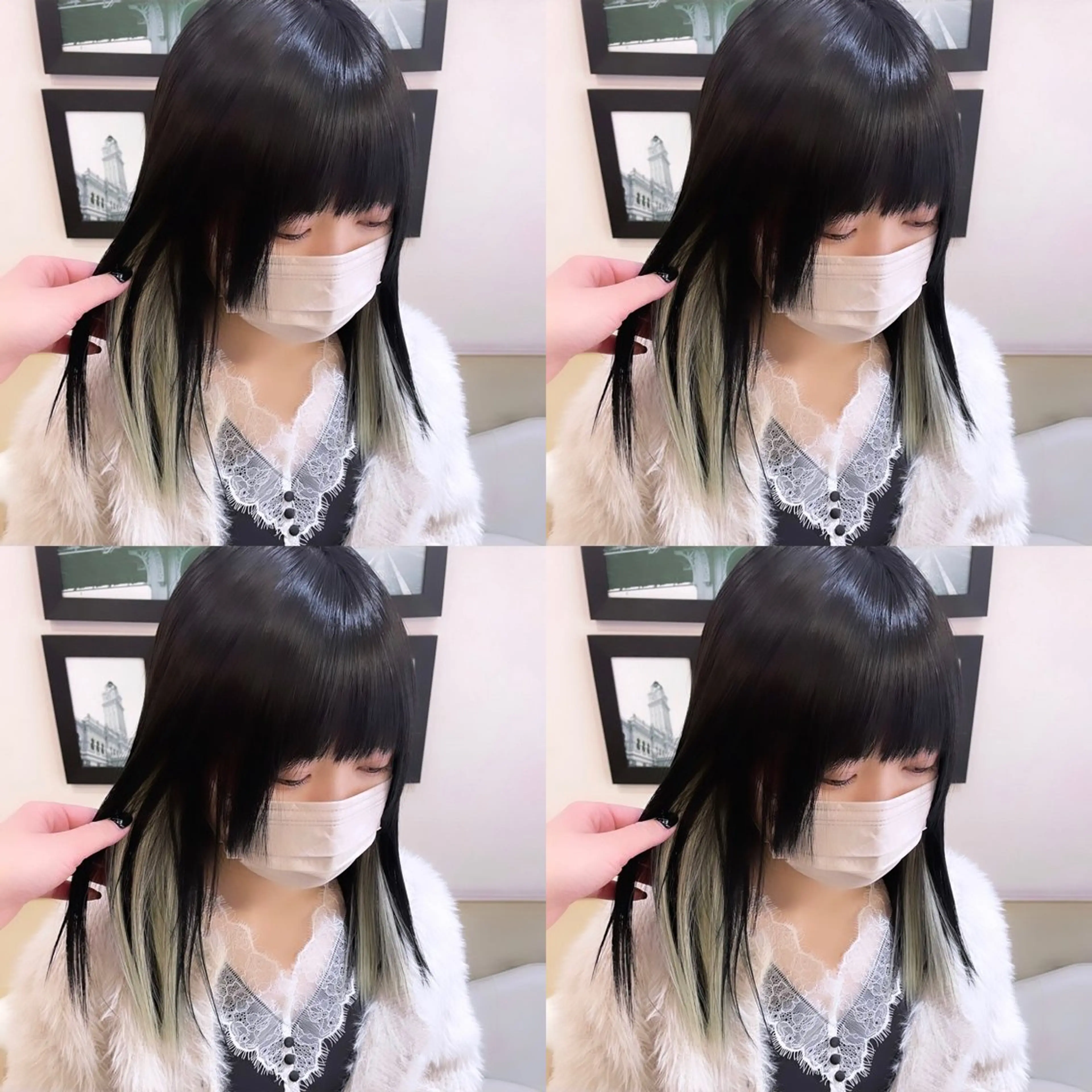 セミロング シールエクステ エクステ 🌟トップデザイナー 高橋🌟のヘアスタイル