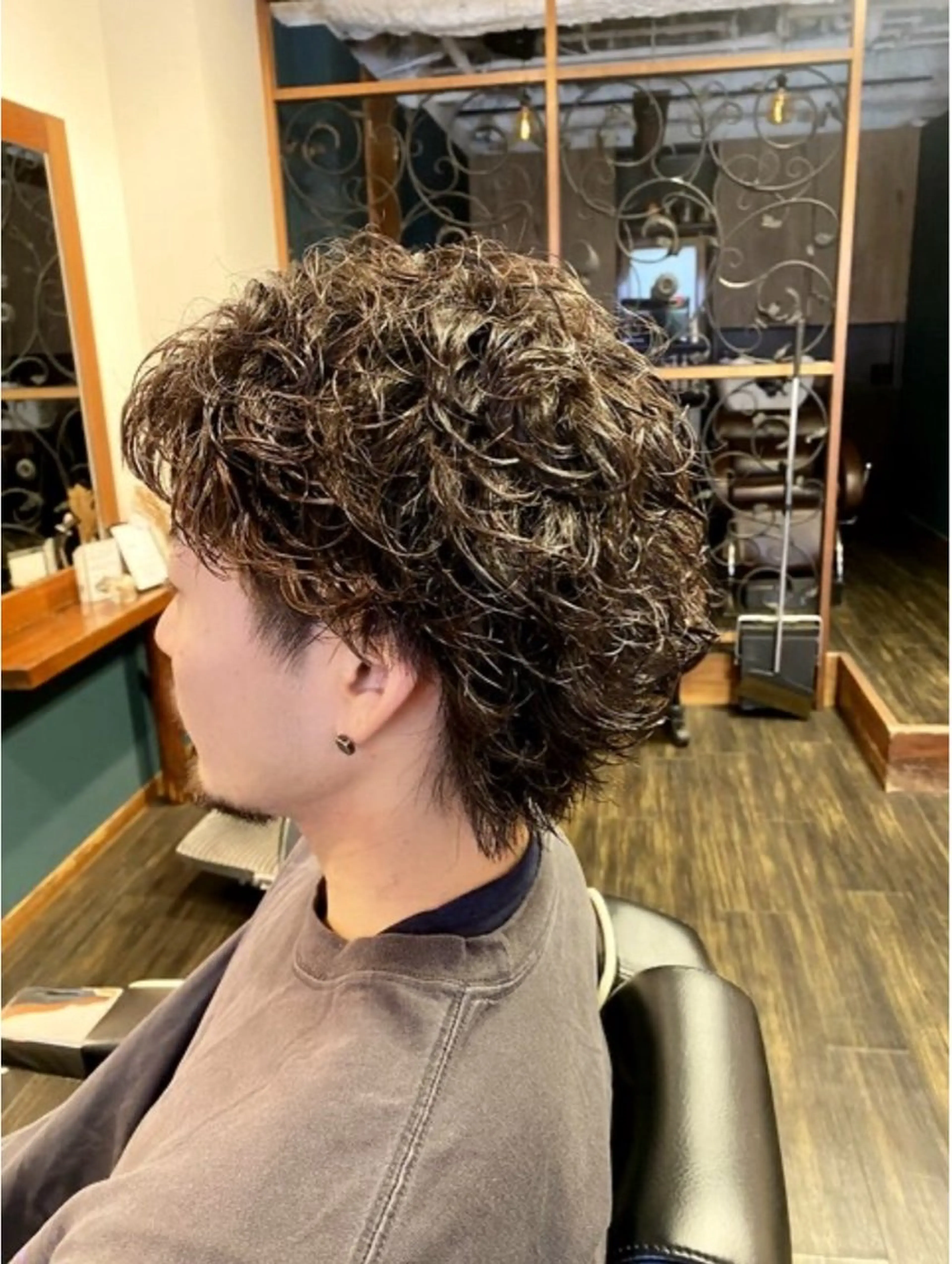 ショート パーマ メンズ 早稲田/メンズ専門 /フェード/葛西裕季のヘアスタイル