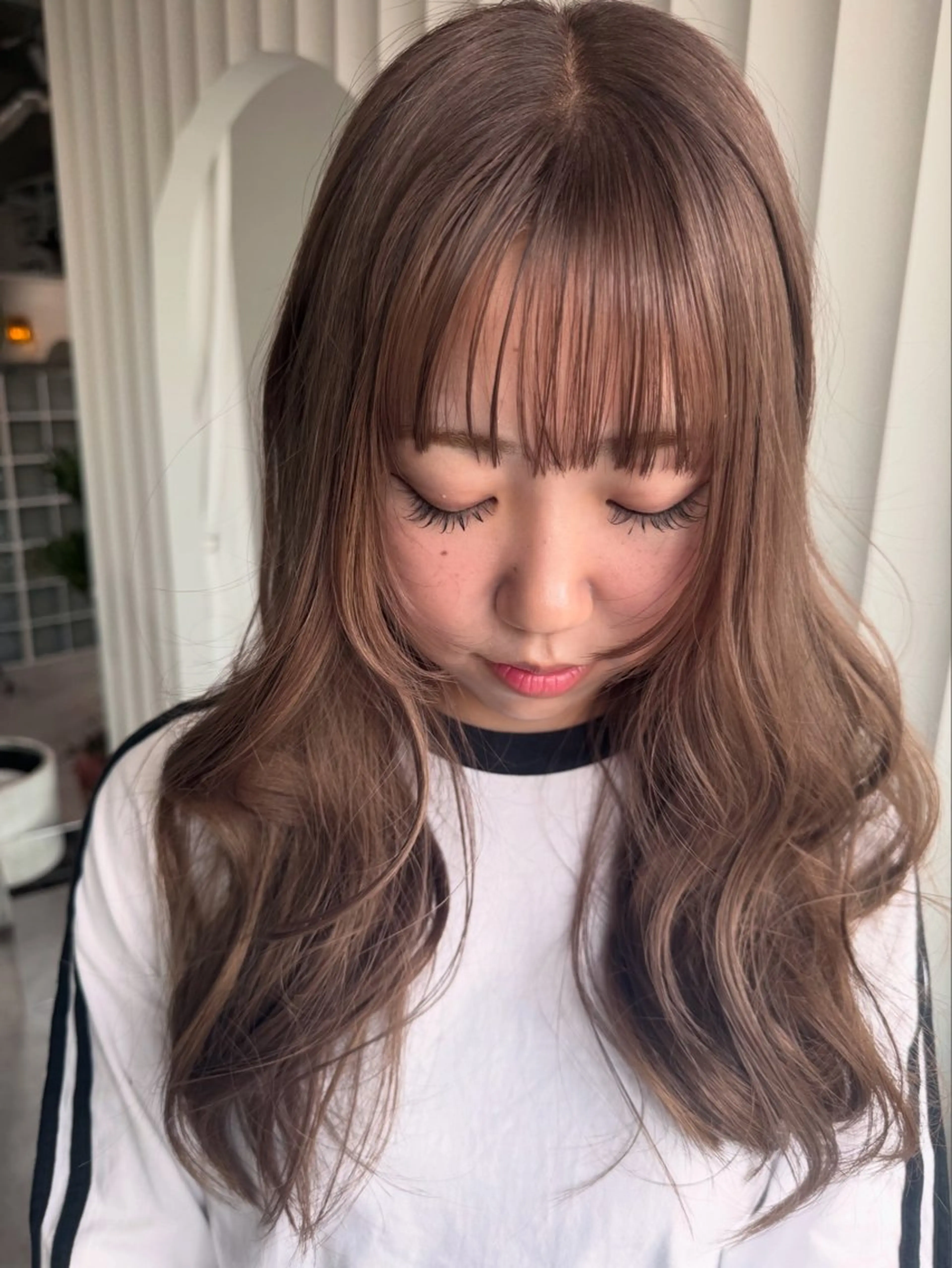 ロング カラー ヘアカラー トリートメント TOIRO ARISAのヘアスタイル