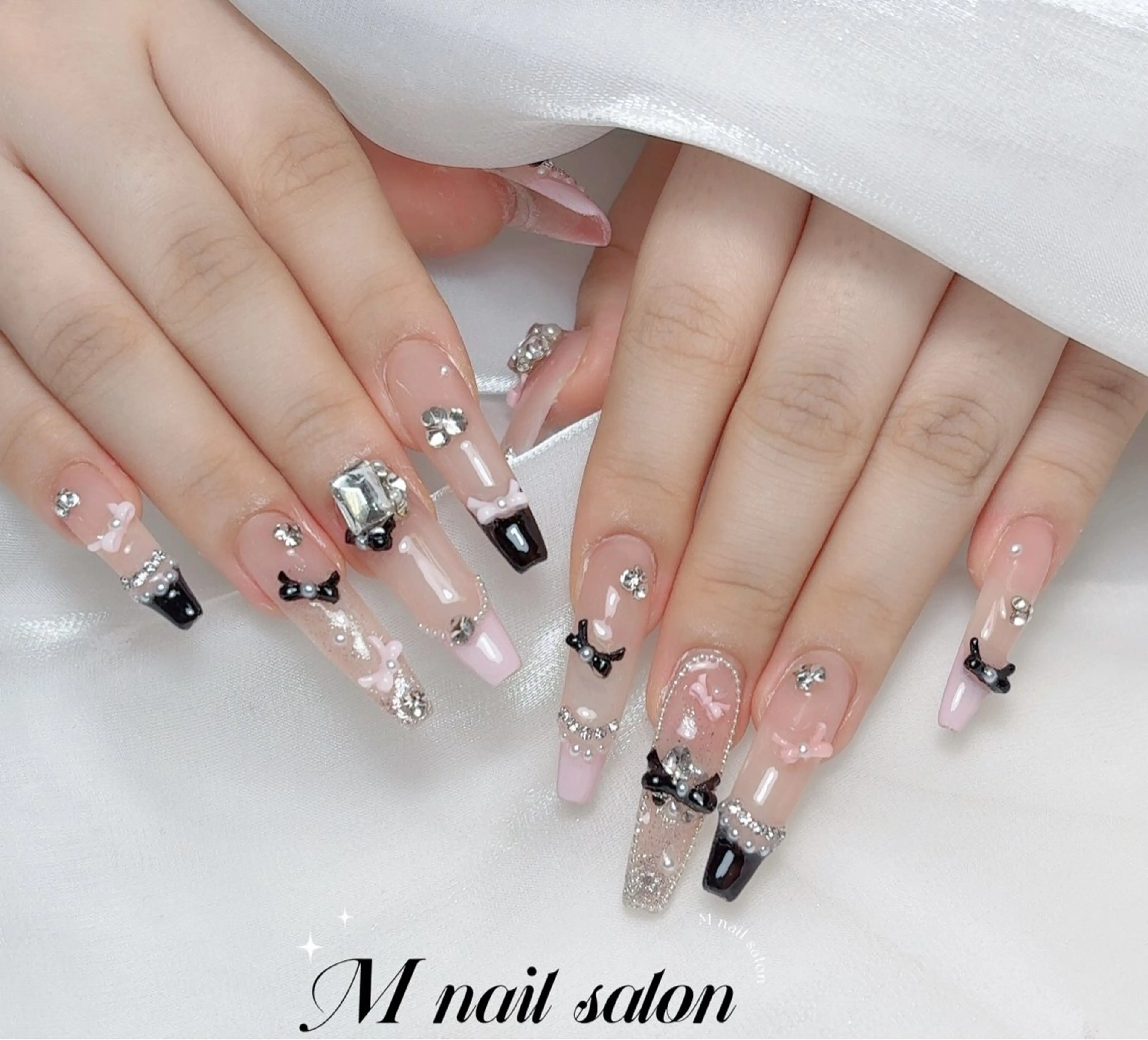 ネイル ハンドネイル M🌷nail 長さだし専門店のネイルデザイン
