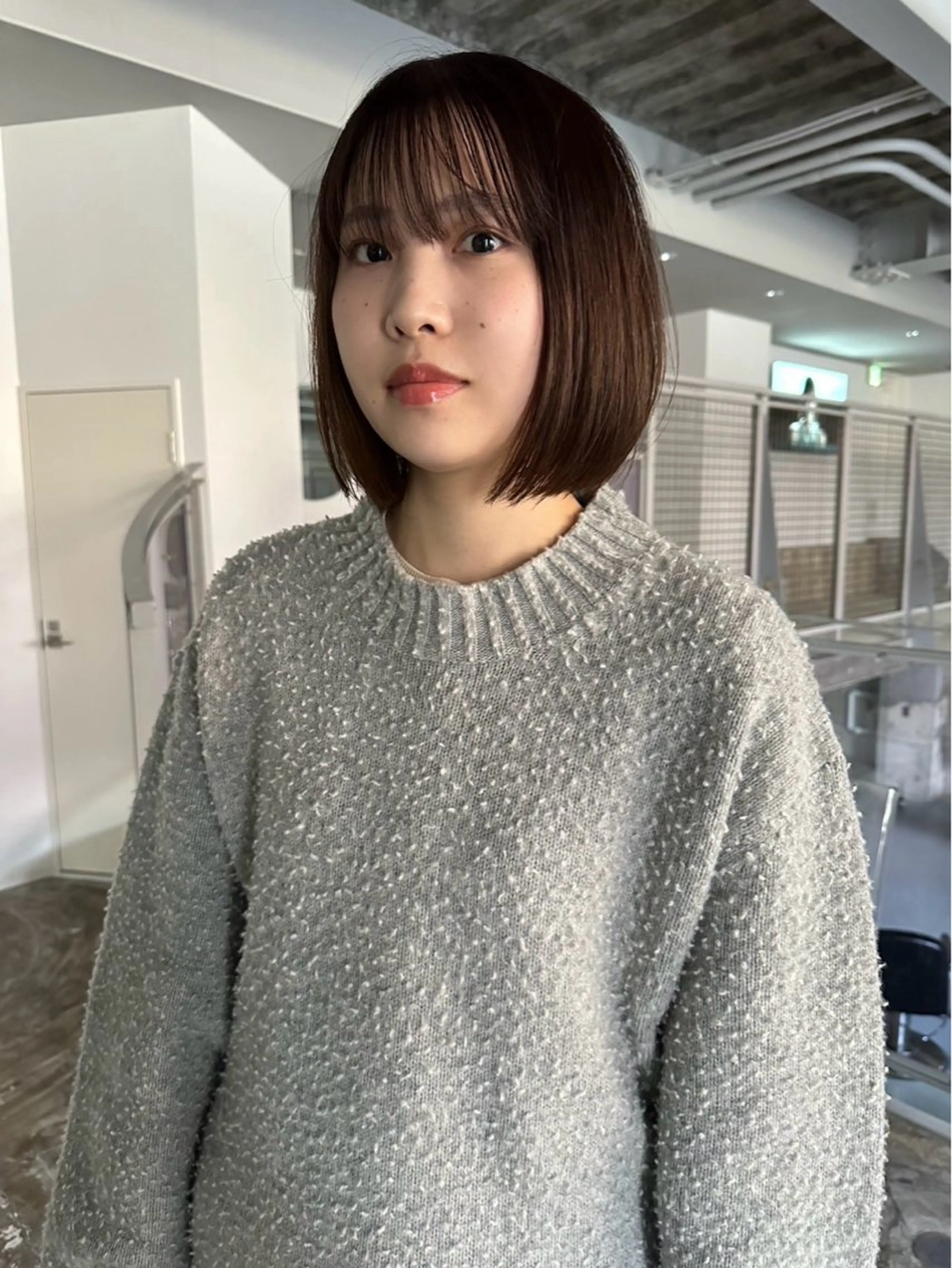 縮毛矯正の写真