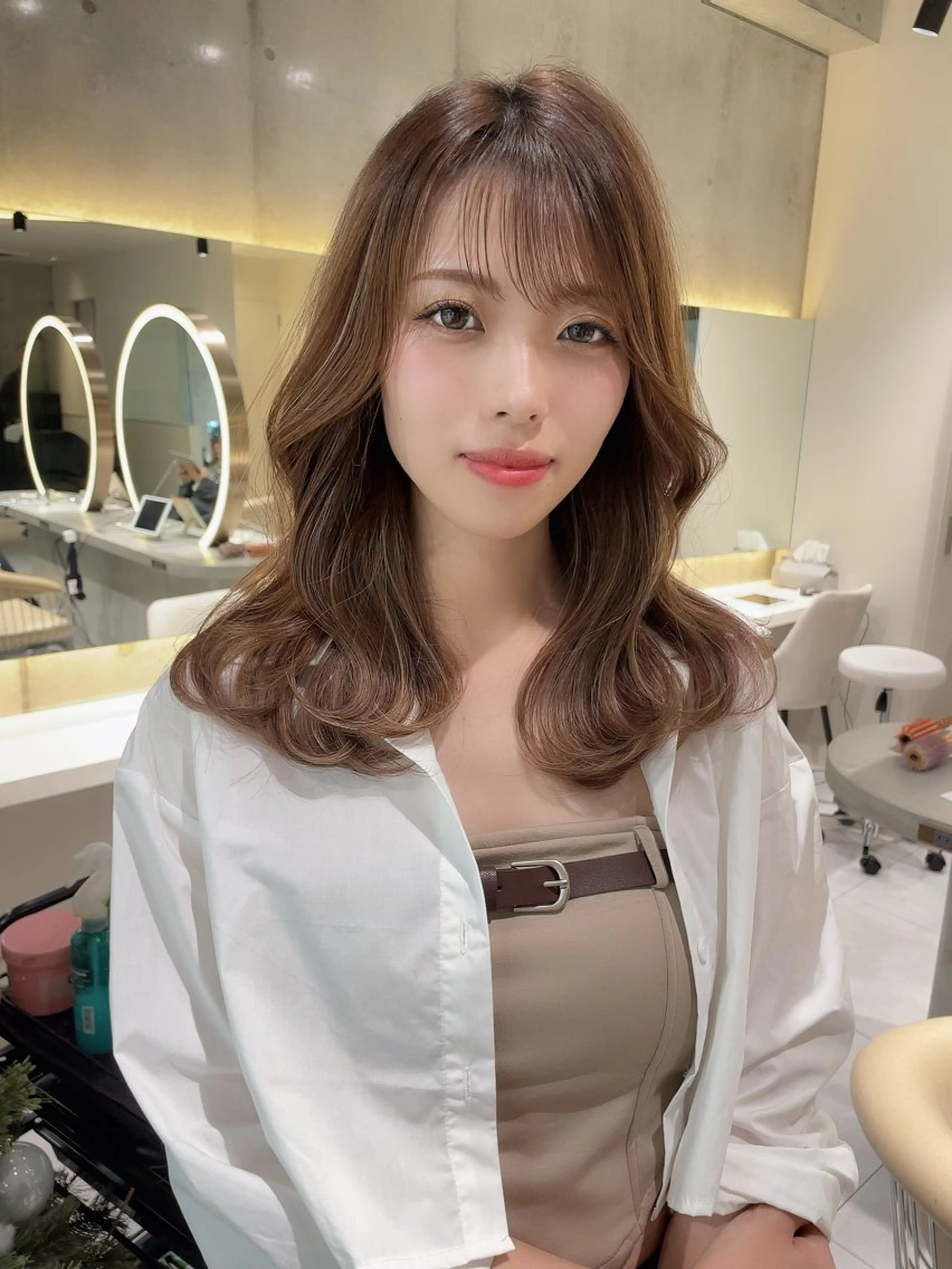 ロング カラー 韓国ヘア/髪質改善 /Harunaのヘアスタイル