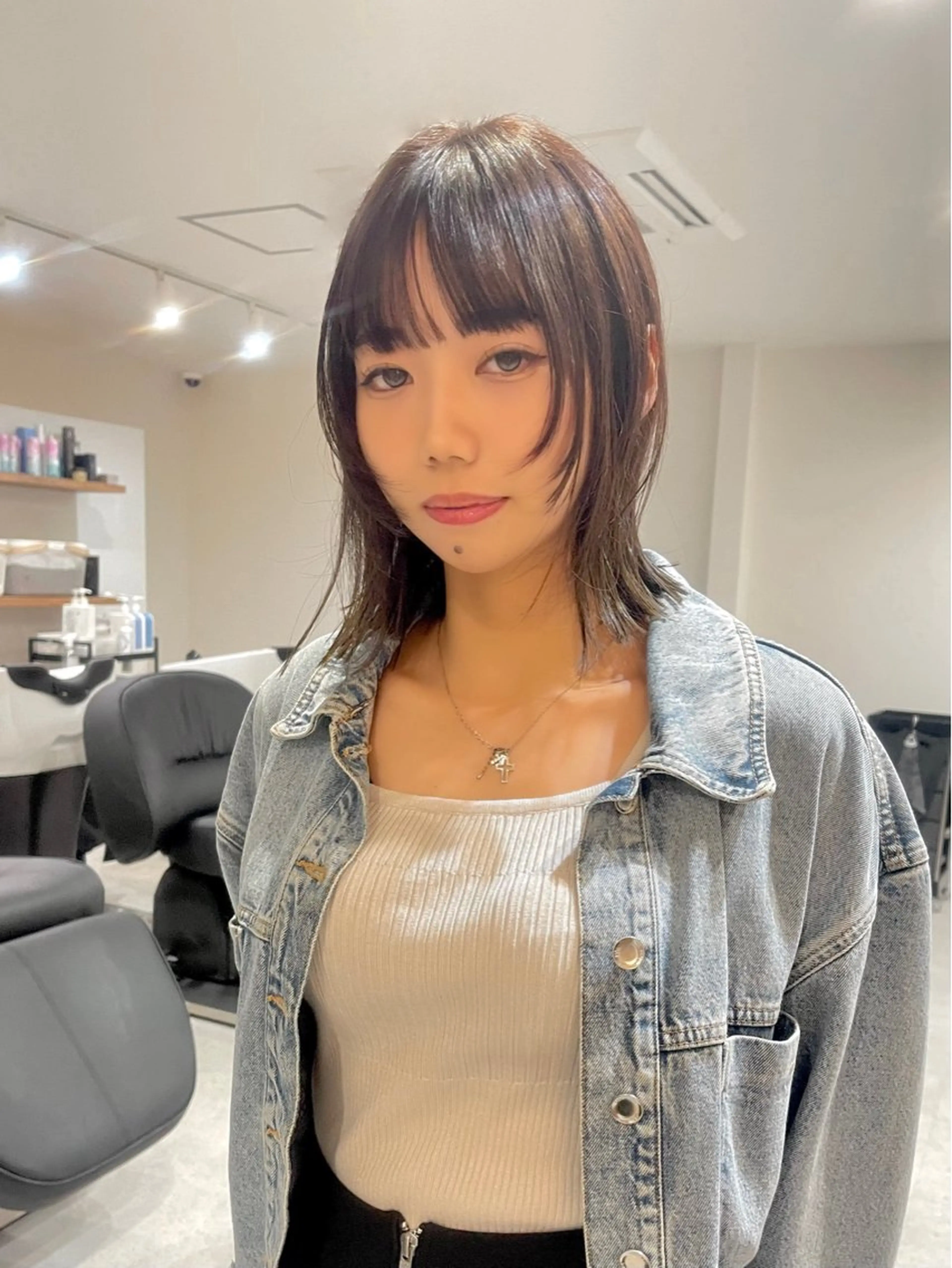 🌟カット+アディクシーカラー+トリートメント 暖色カラー 透明感カラーの写真