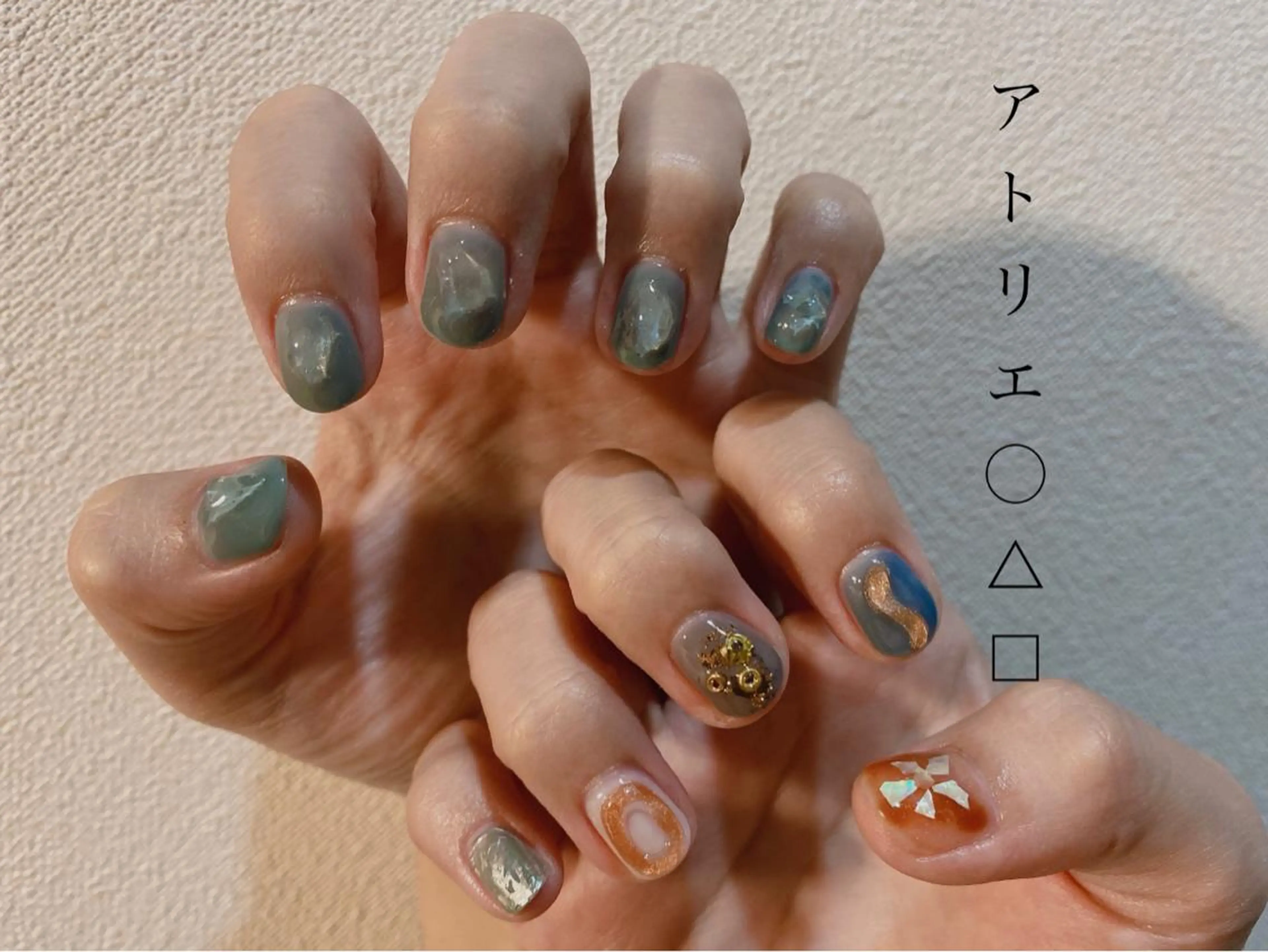 ネイル ハンドネイル アトリエ ○△□のネイルデザイン