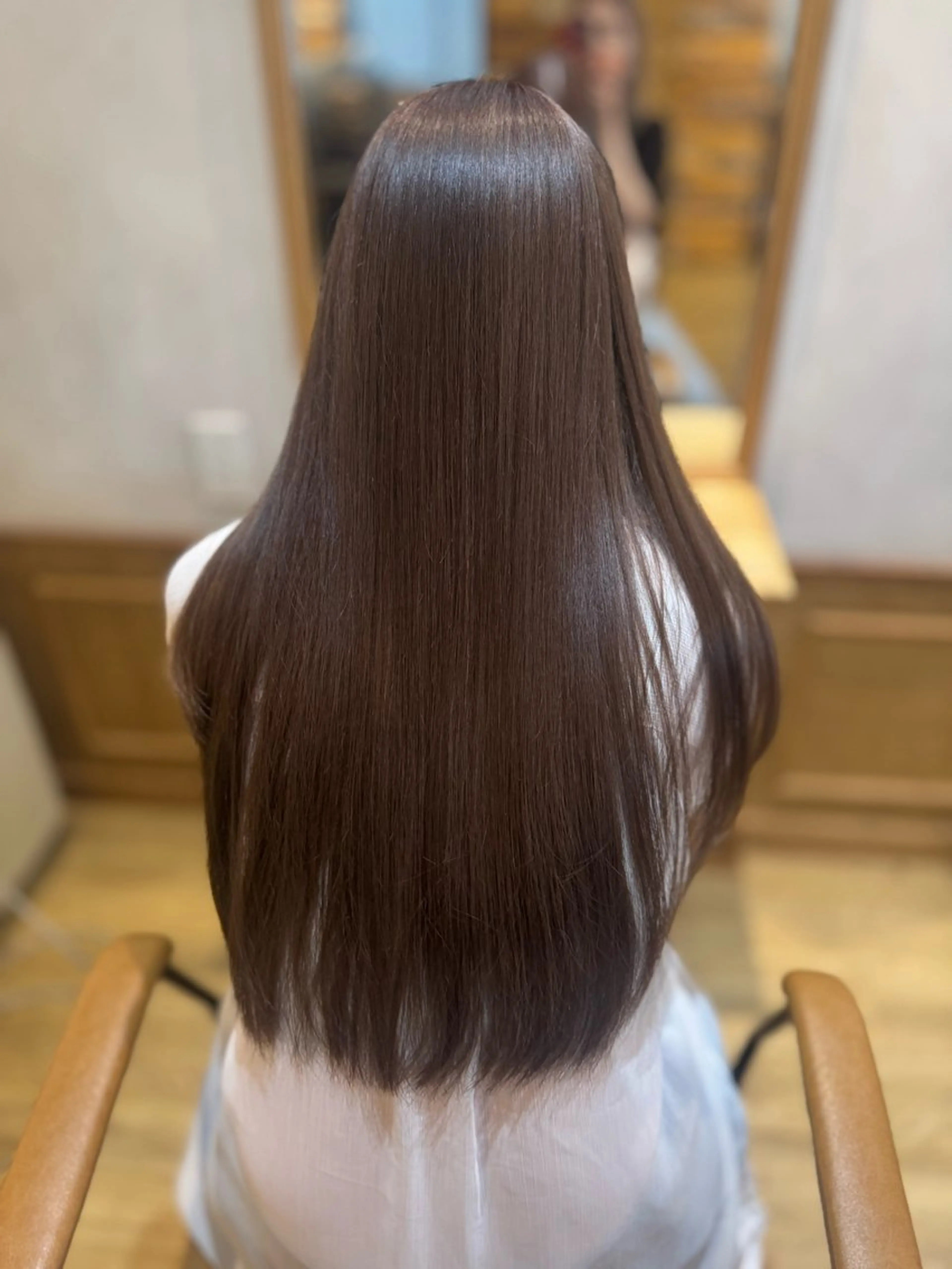 ロング カラー カット ヘアカラー トリートメント 透明感カラー💜 モテ髪 空陽💙のヘアスタイル