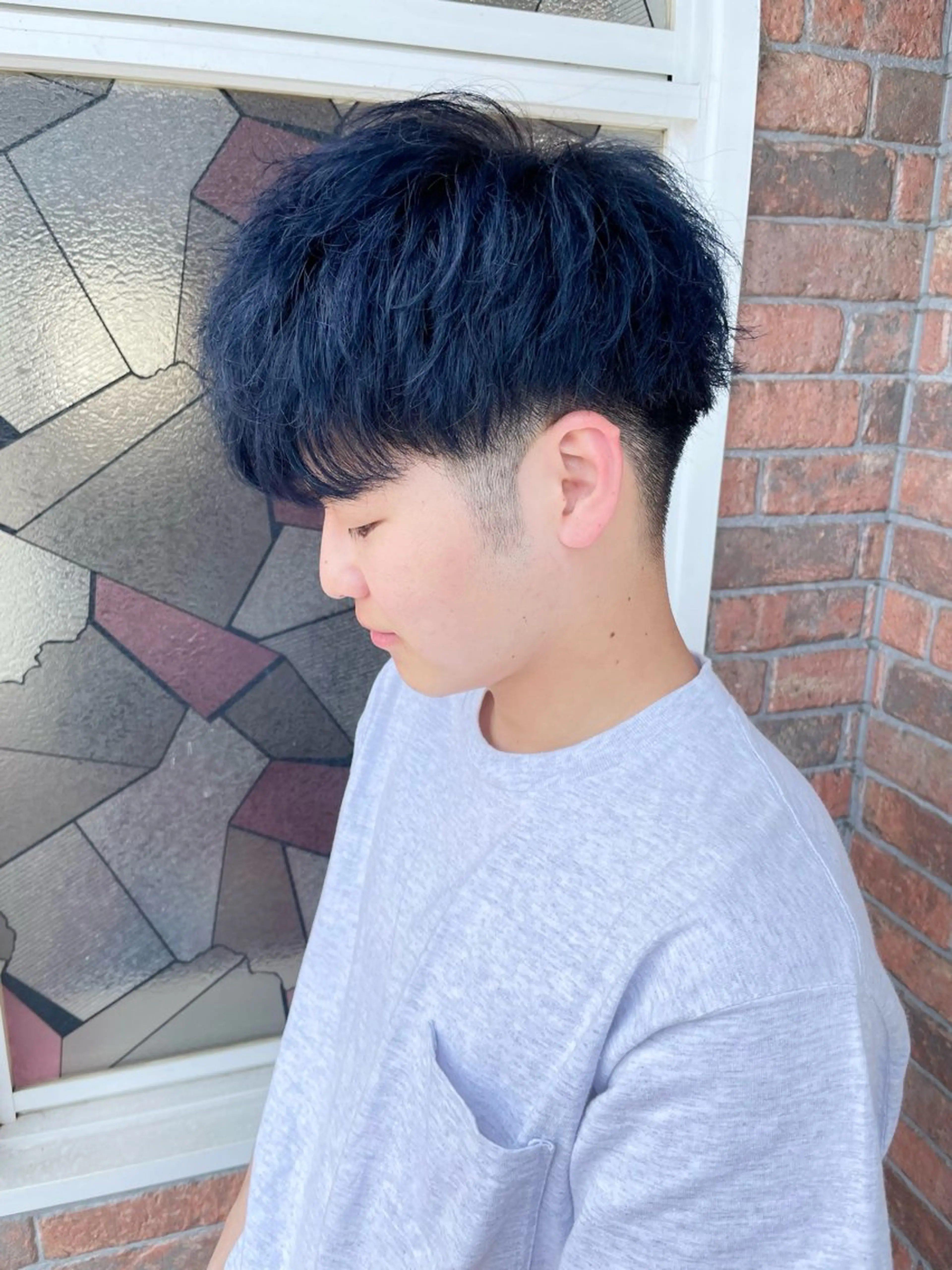 ミディアム カラー メンズ Mintleaf 💛MAYUKOのヘアスタイル