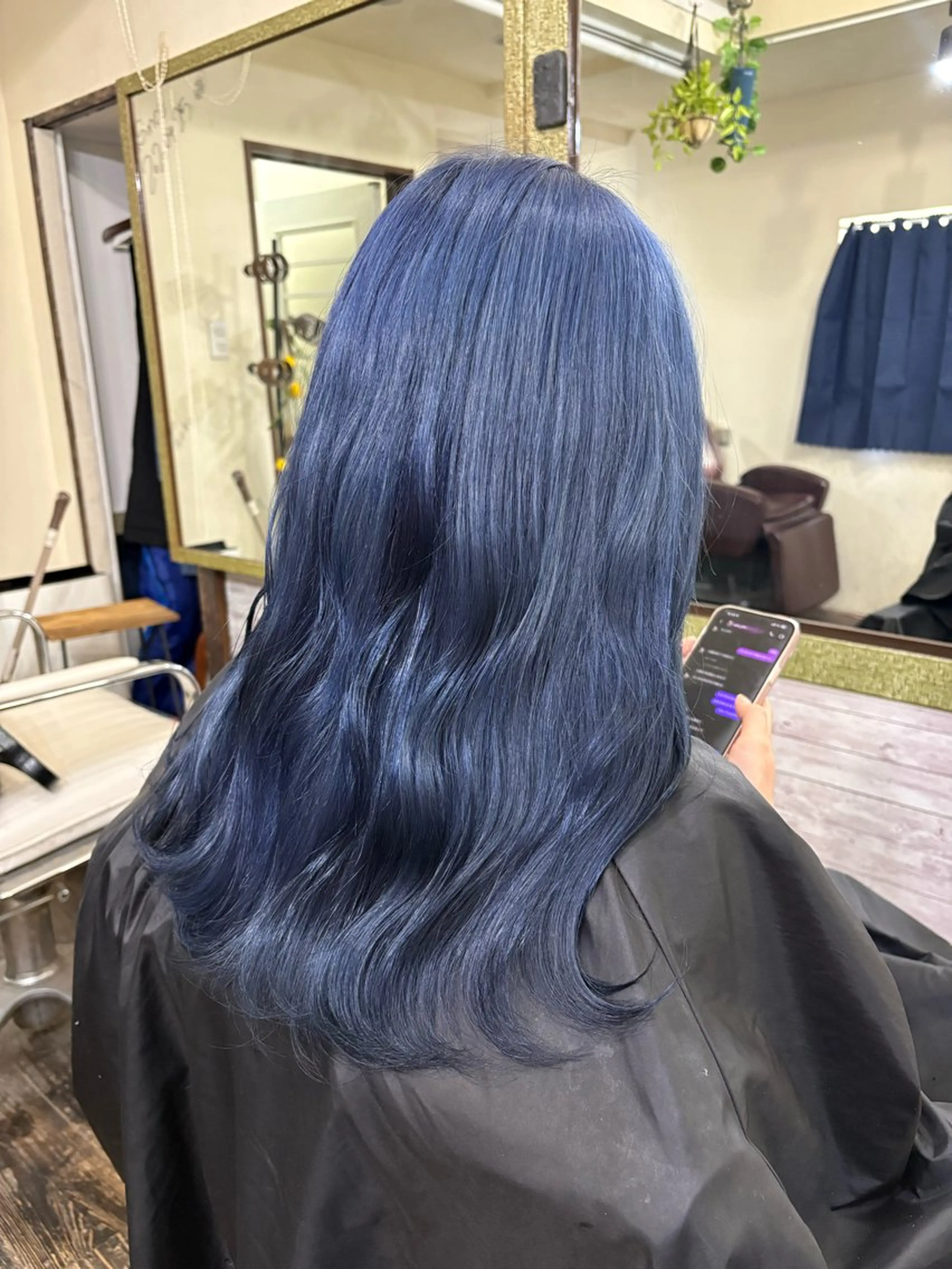 ミディアム ヘアカラー 渡辺 健太のヘアスタイル