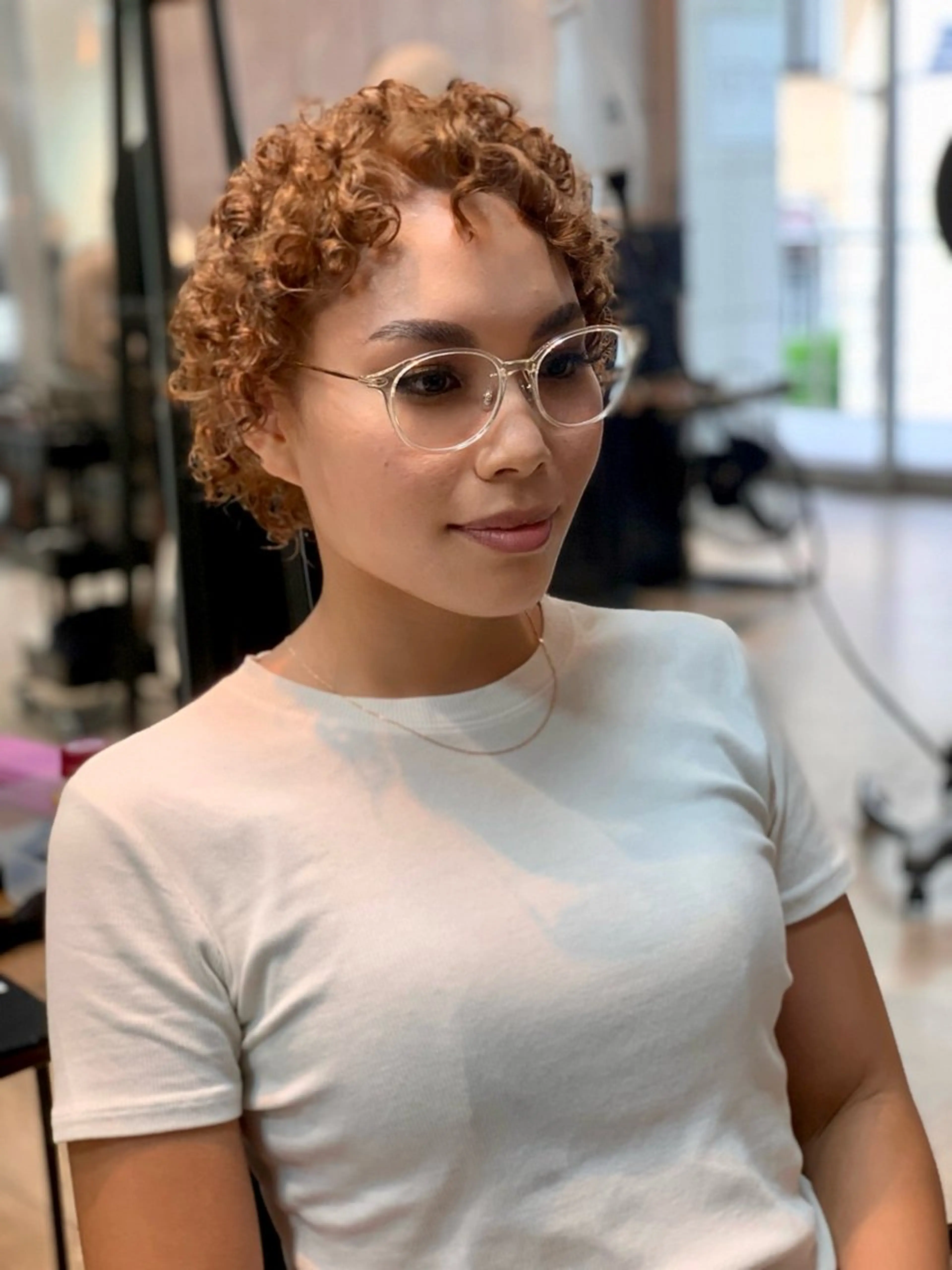 ショート カラー パーマ メンズ メンズブリーチ メンズパーマ ブリーチ スパイラルパーマ カット パーマ トリートメント BRAIDS💎愛子 大人ハイライト💎のヘアスタイル