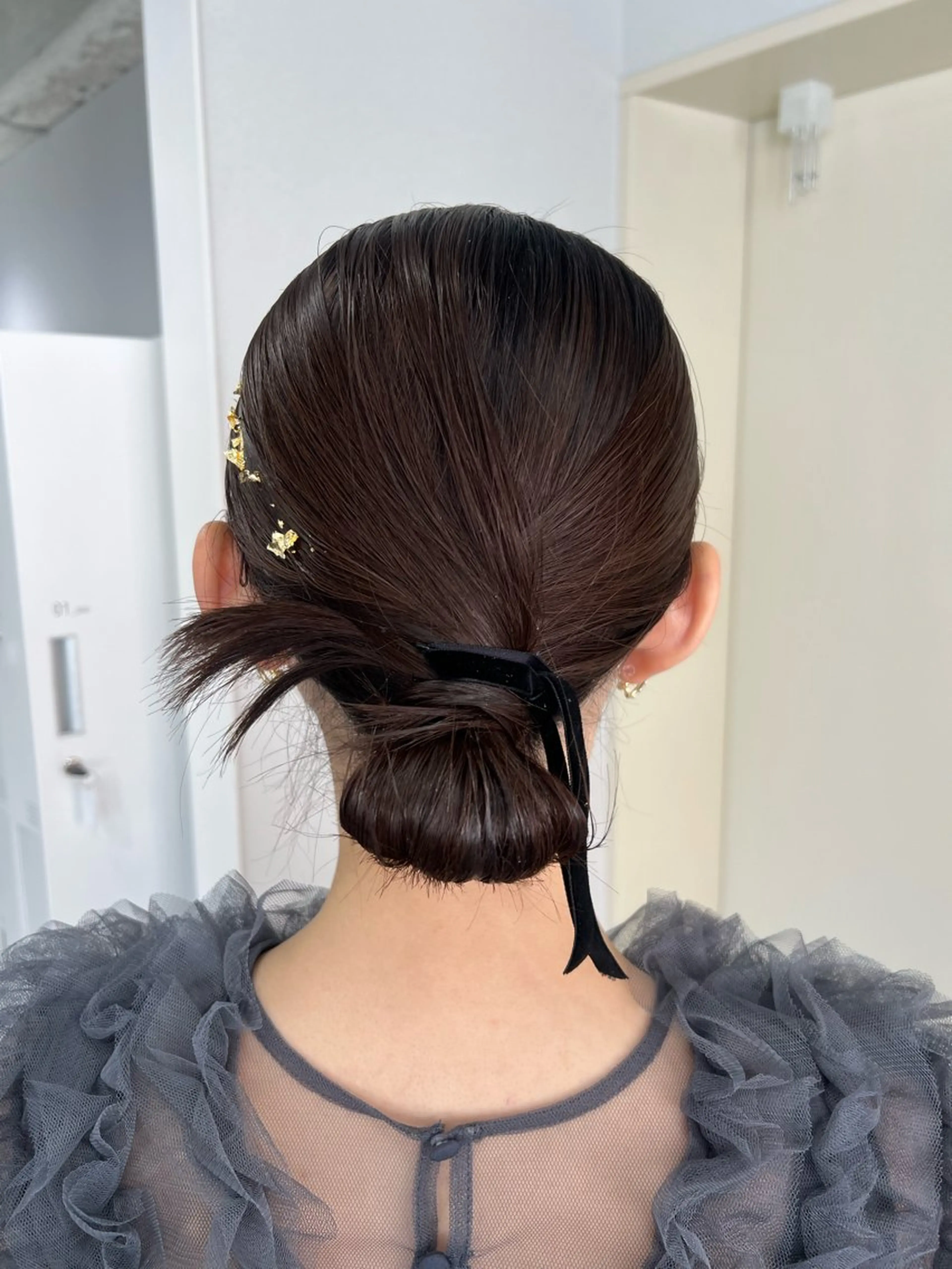 ミディアム ヘアセット maya レイヤーカットのヘアスタイル