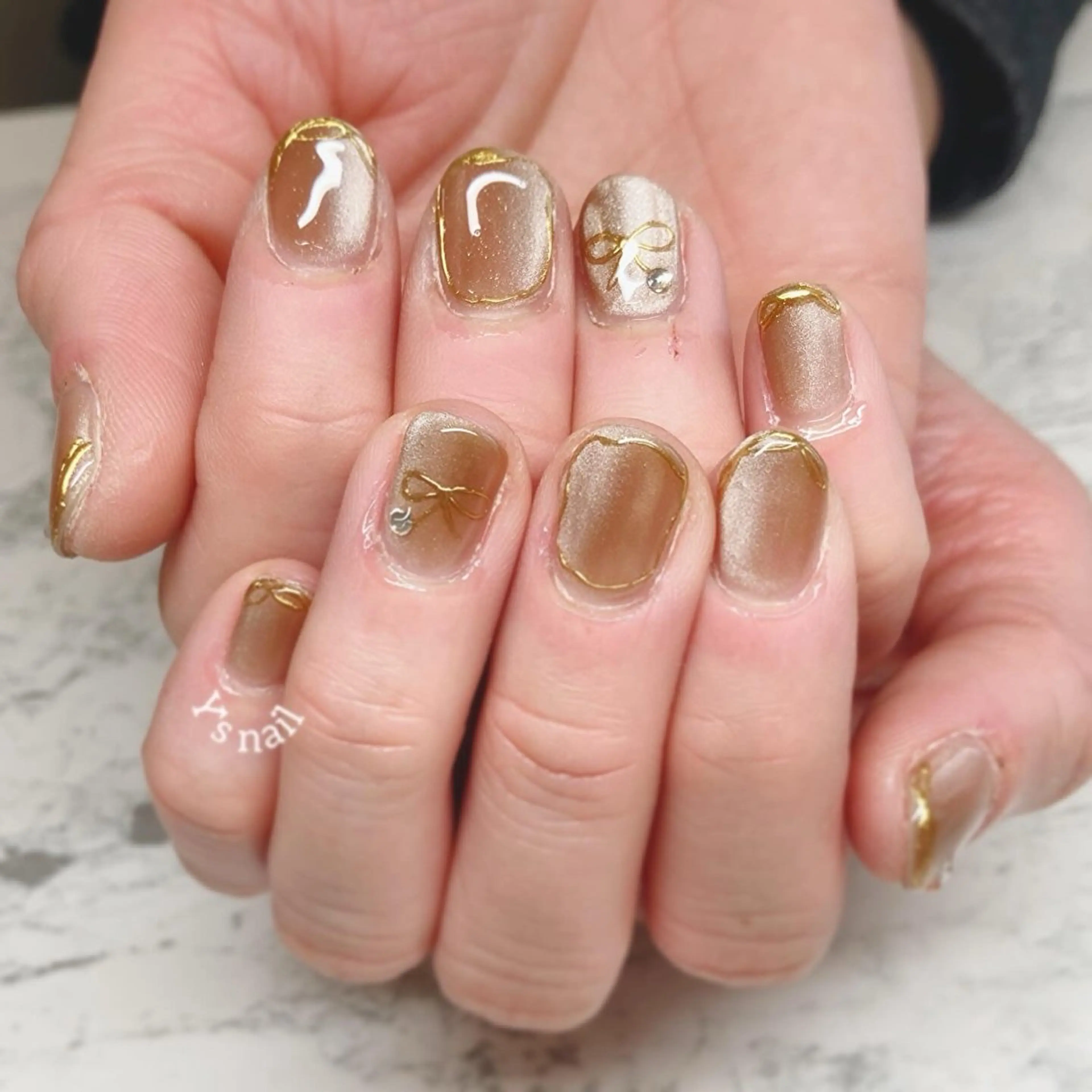 ネイル 手書きが得意🖌️ Y’s  nailのネイルデザイン