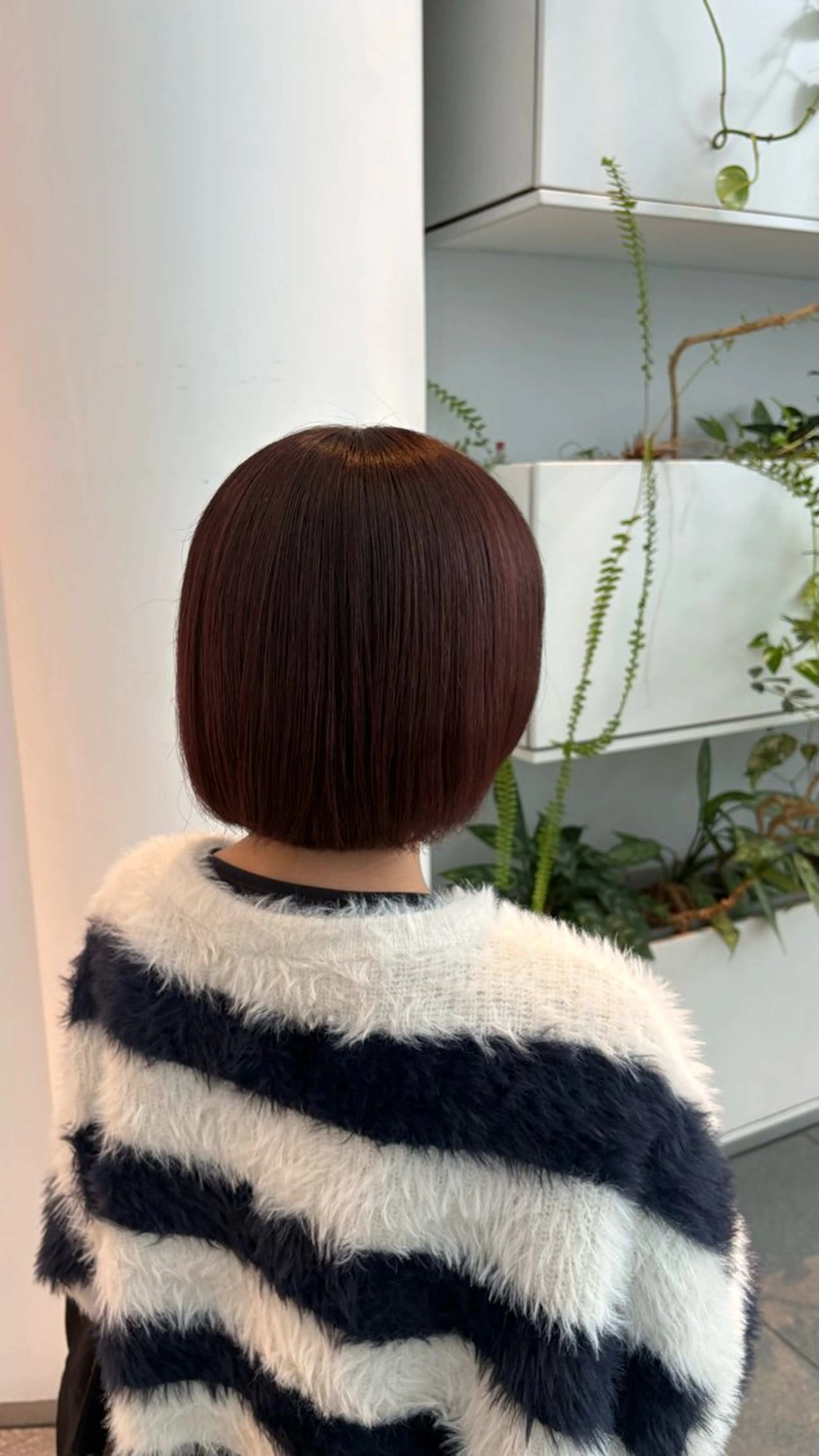 ミディアム カラー ブラウンカラー ピンクカラー ピンクブラウン ヘアカラー hair salon blossy./ちばのヘアスタイル