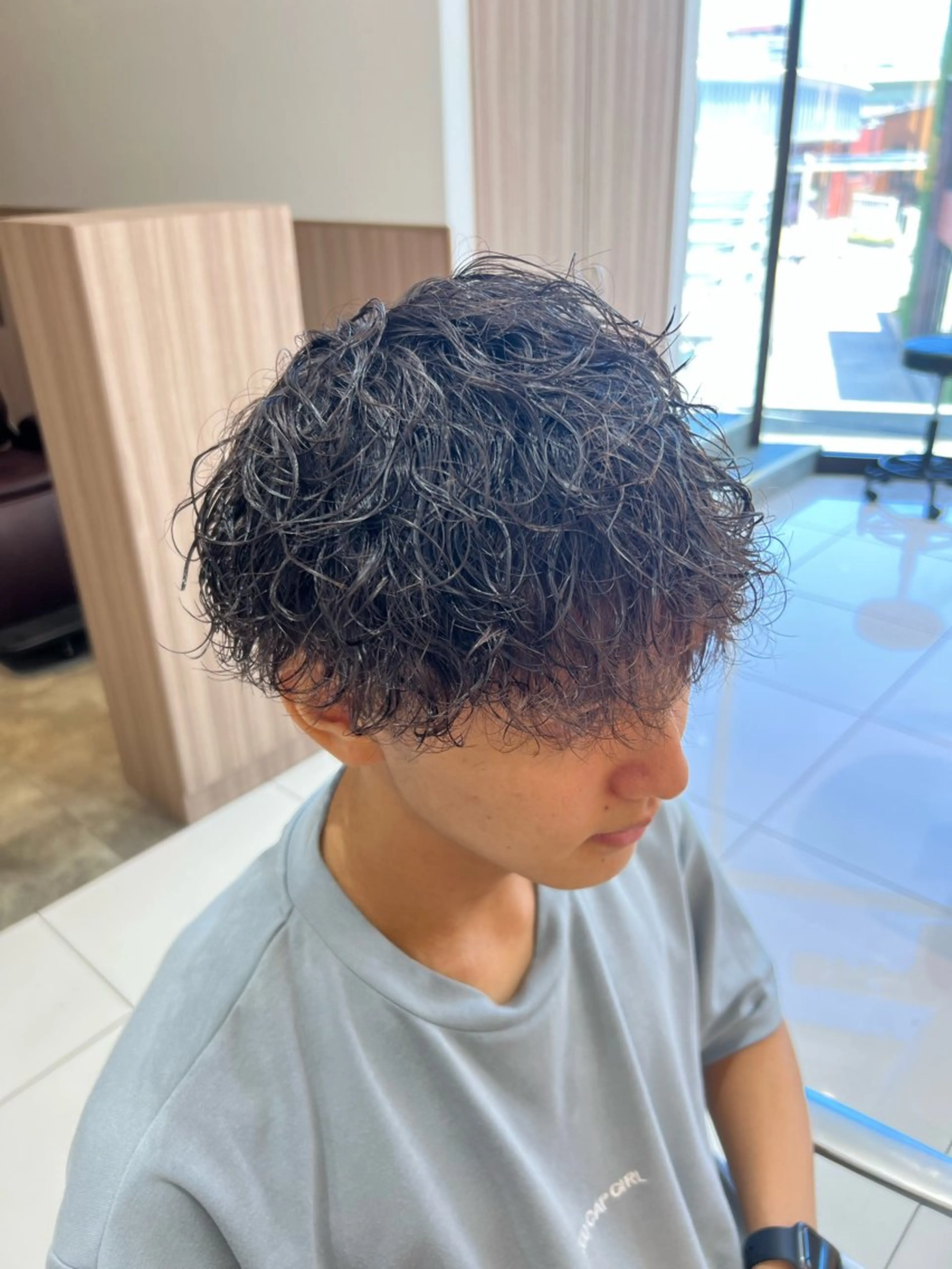 ショート パーマ メンズ パーマ カラーモデル募集中 ／KEITOのヘアスタイル