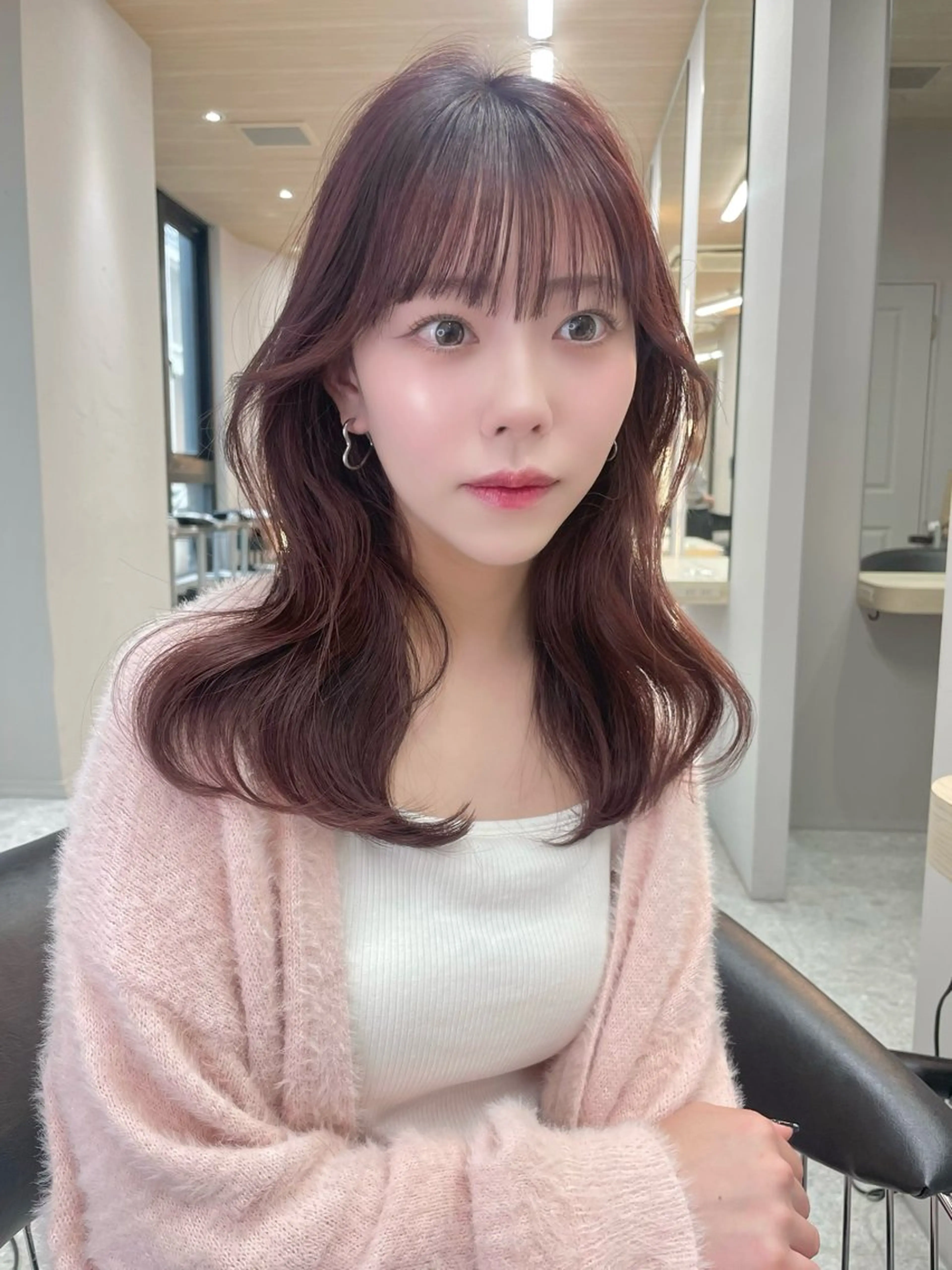 ロング カラー 透明感カラー カット ヘアカラー トリートメント 香月 元希のヘアスタイル