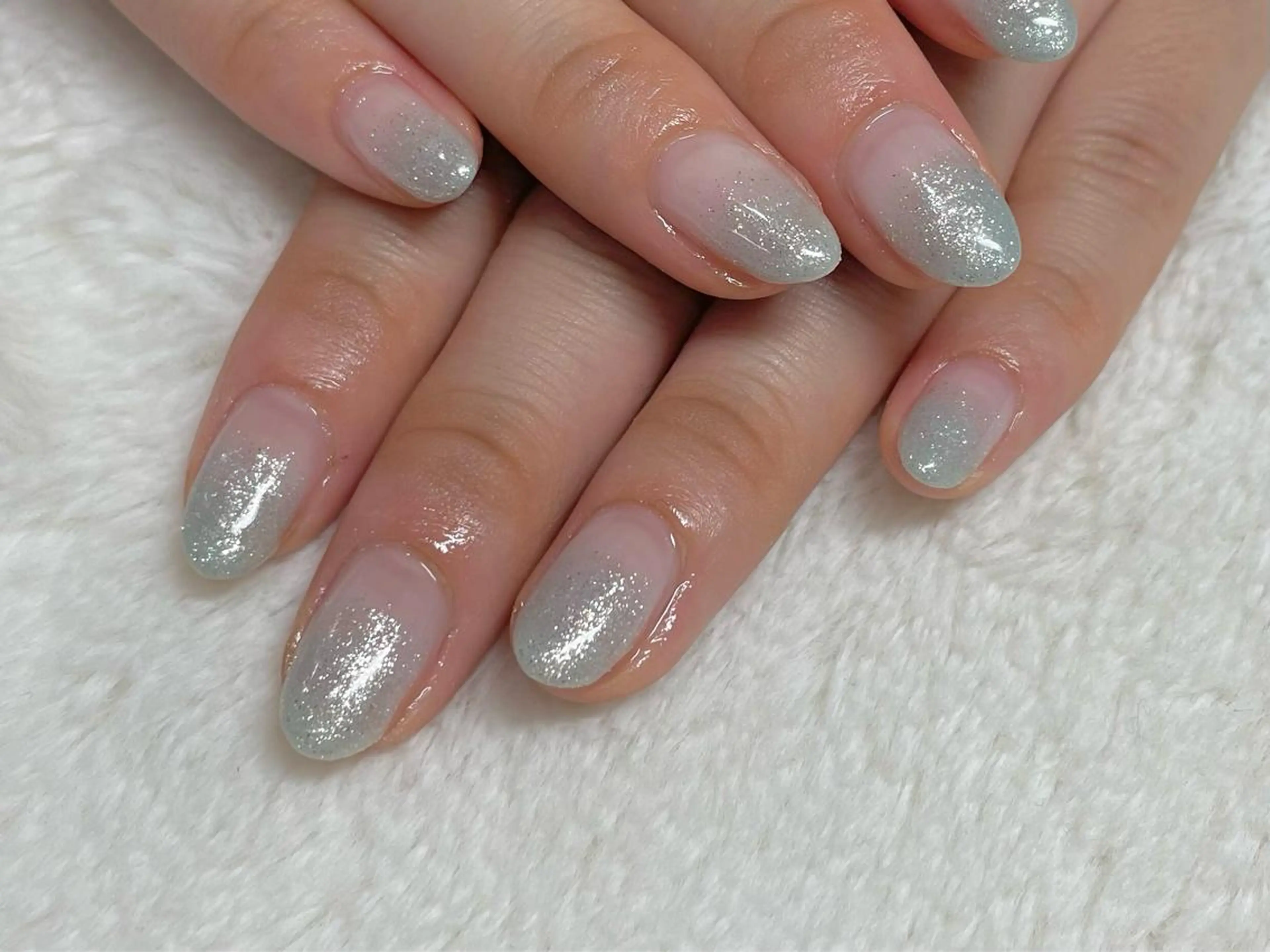 ネイル グラデーション ラメ(グリッター) ラメグラデーション riri nail所属・riri-nail Rie Endoのネイルデザイン