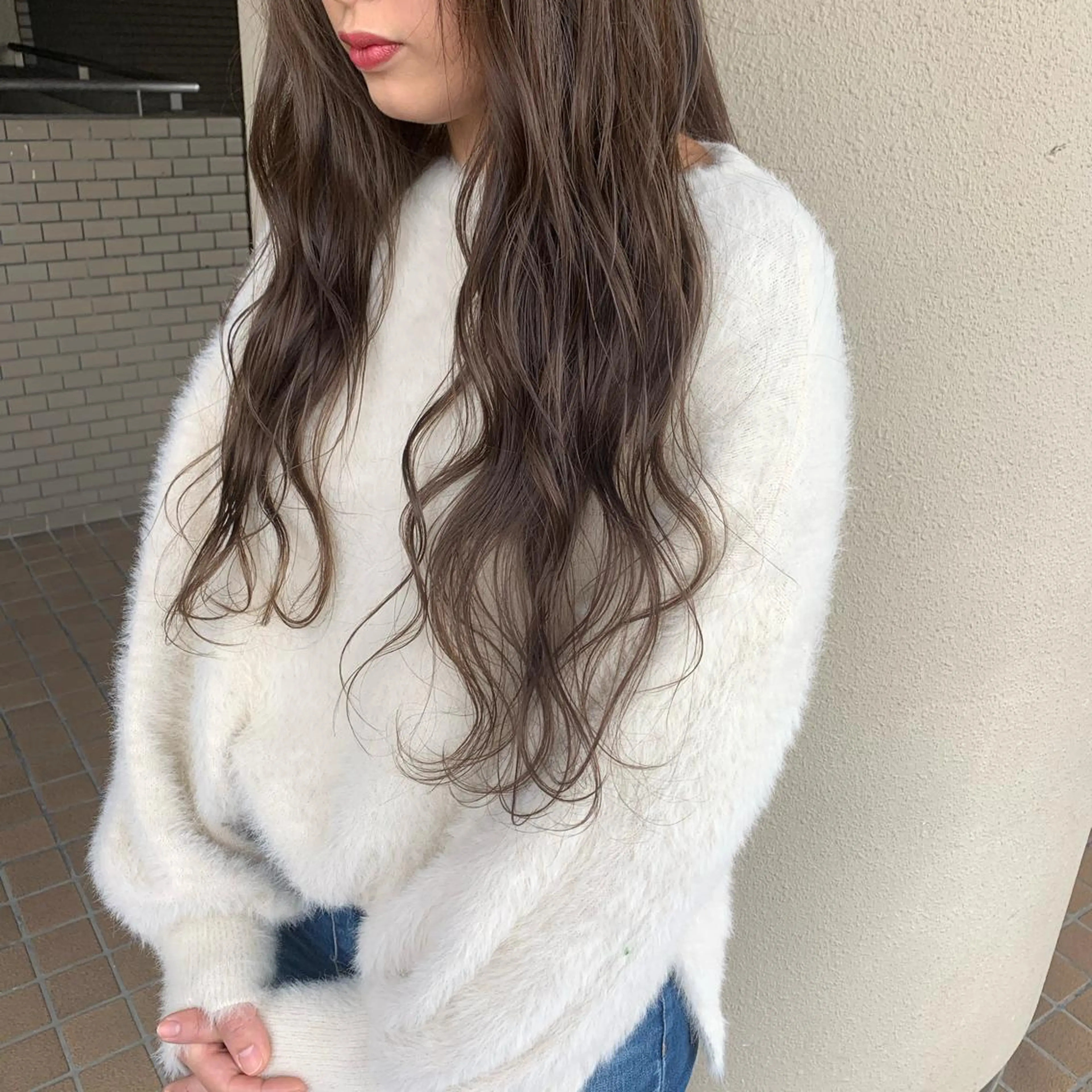 ロング 本町/新町/心斎橋 透明感カラーSANCのヘアスタイル