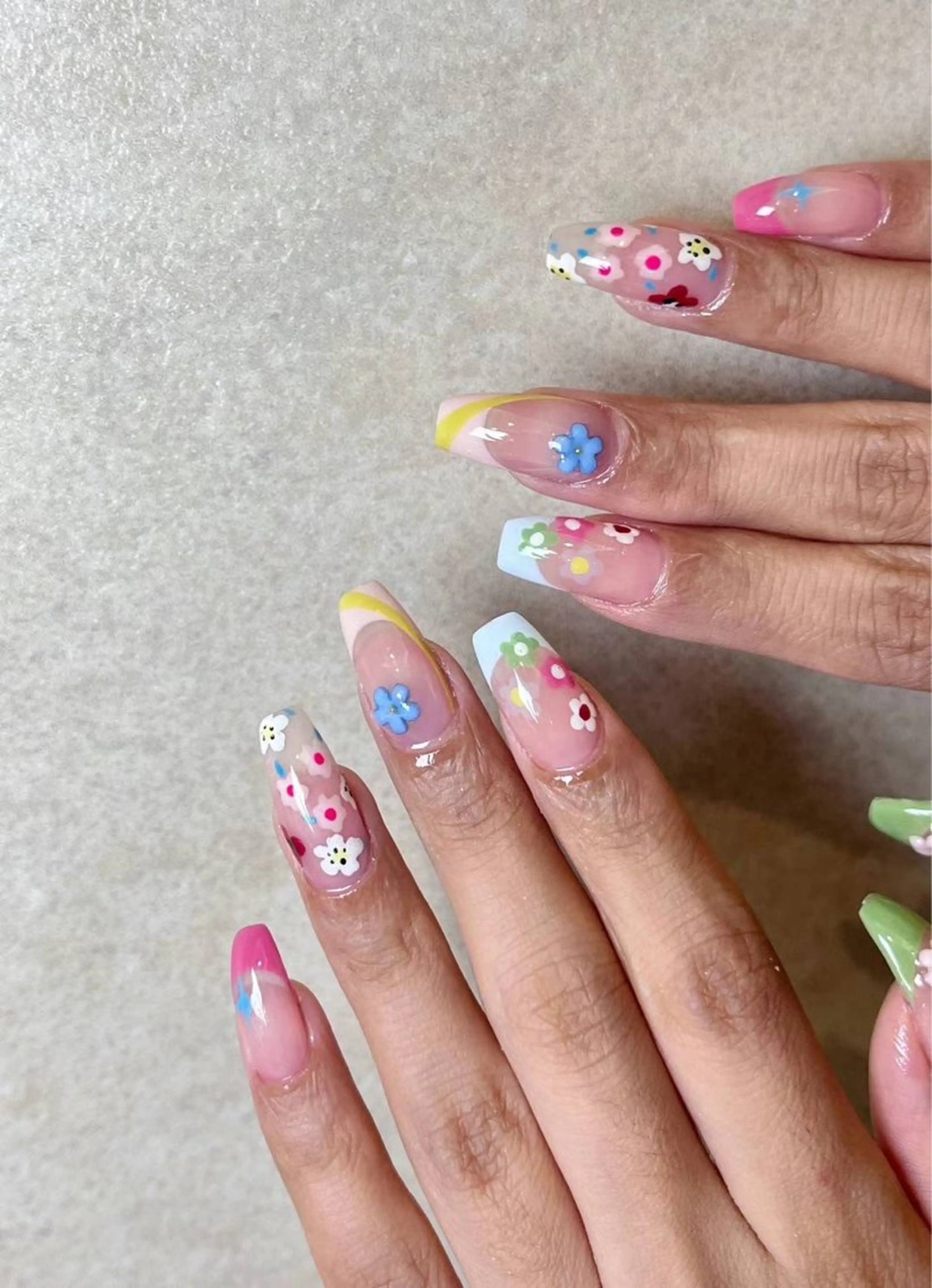 ネイル アートネイル フラワーネイル フットネイル ジェルネイル マグネットネイル Babarla nailのネイルデザイン