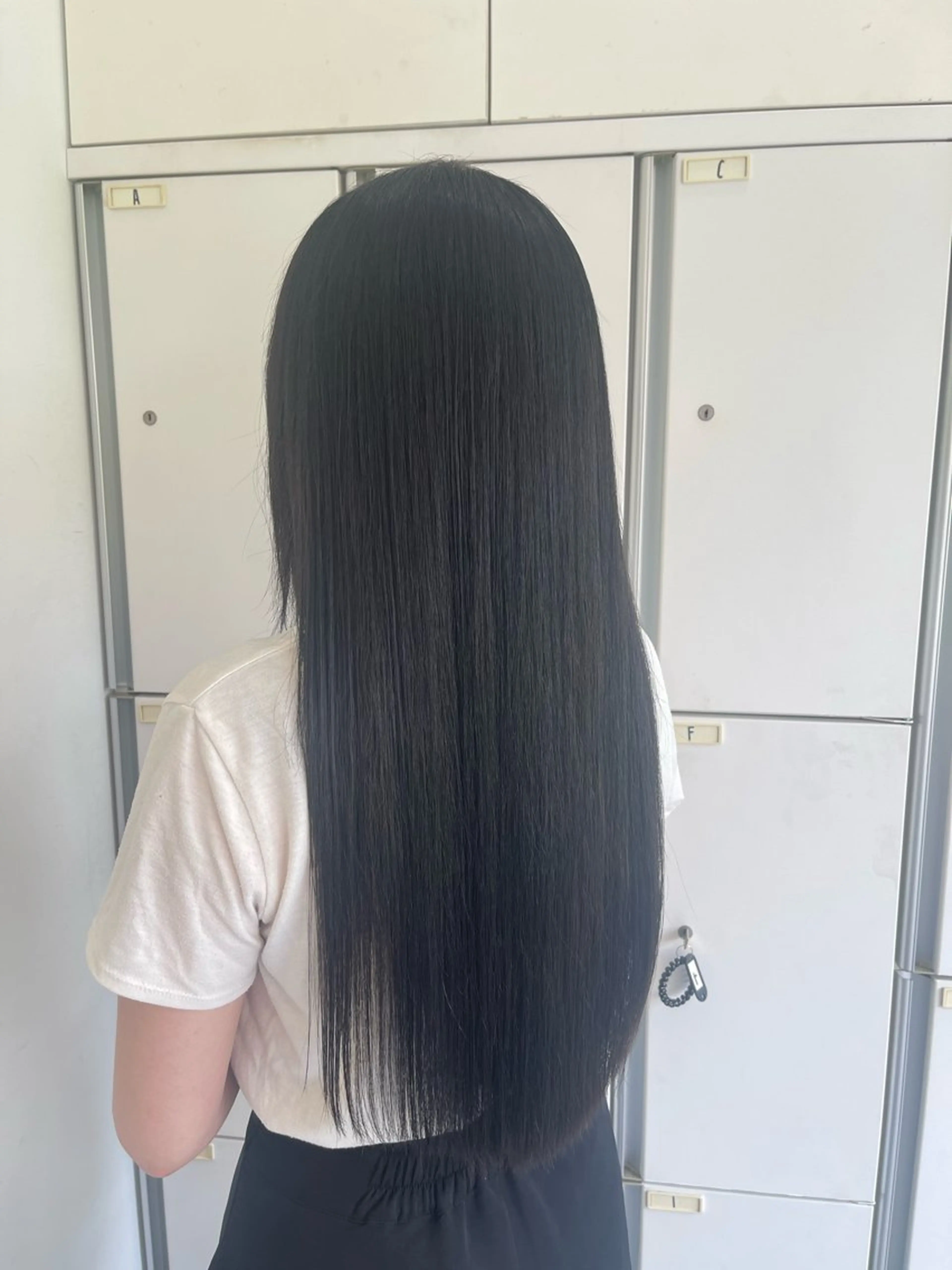 ロング カラー ICHIRI" 艶カラー/縮毛矯正のヘアスタイル