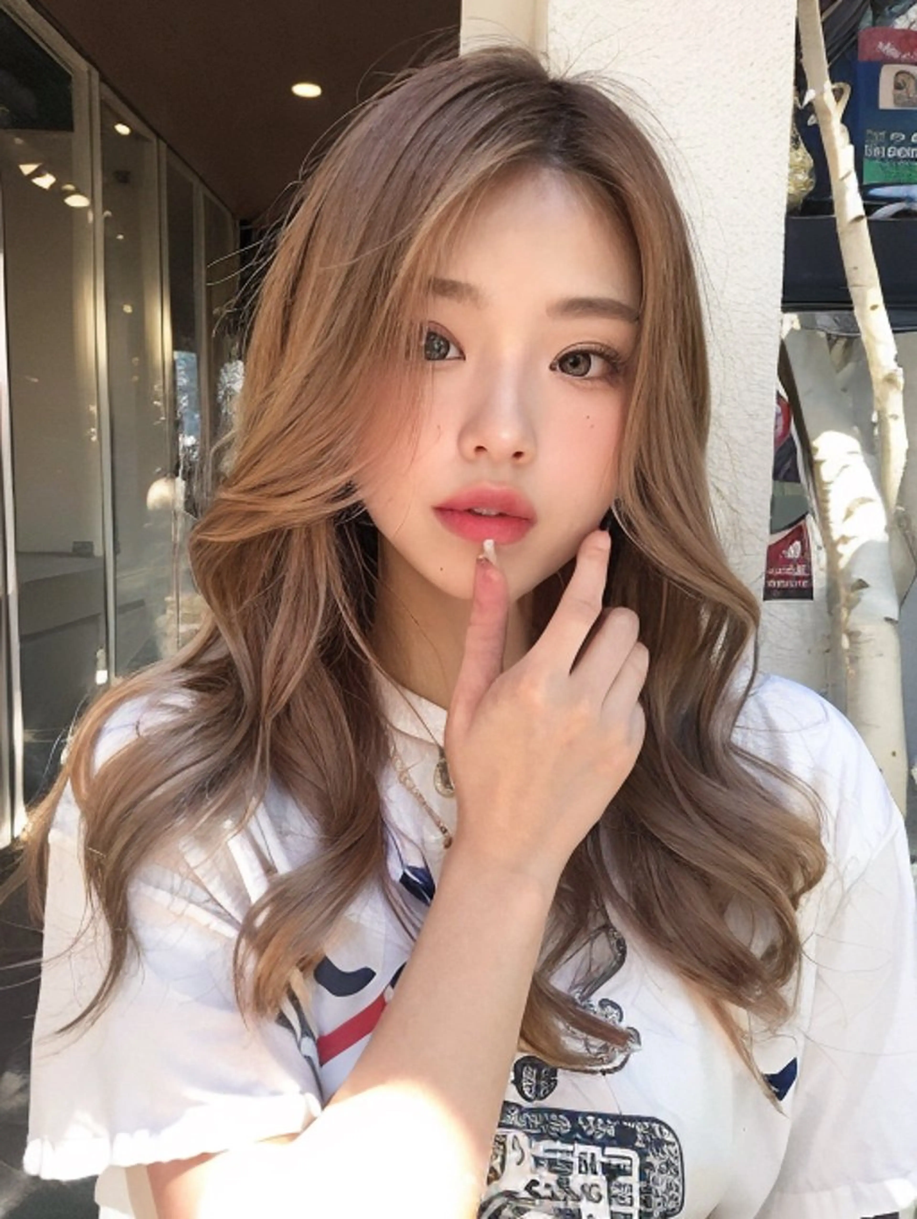 ロング uniii/新宿 髪質改善/縮毛矯正のヘアスタイル