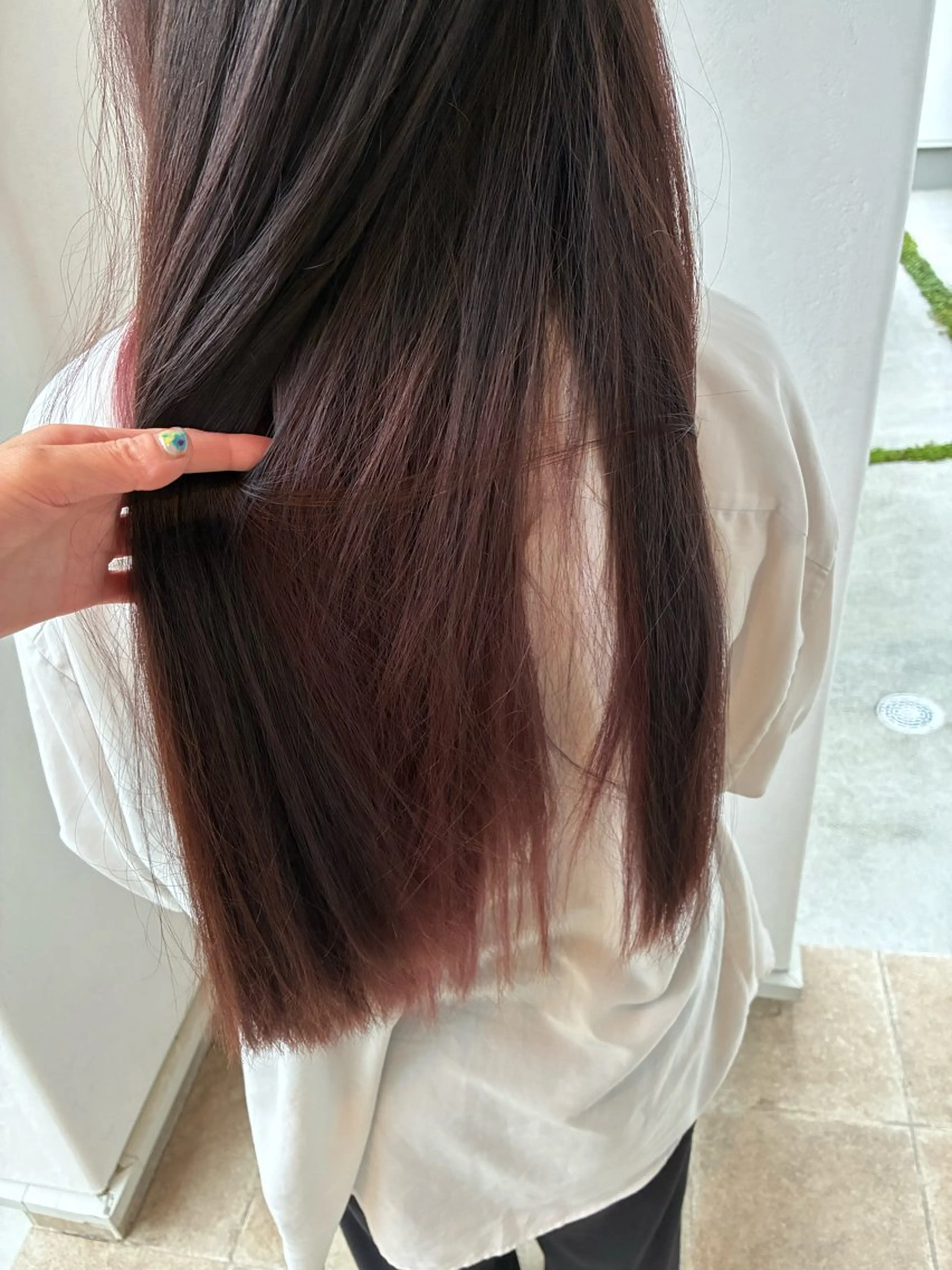 ロング カラー 清水 美香のヘアスタイル