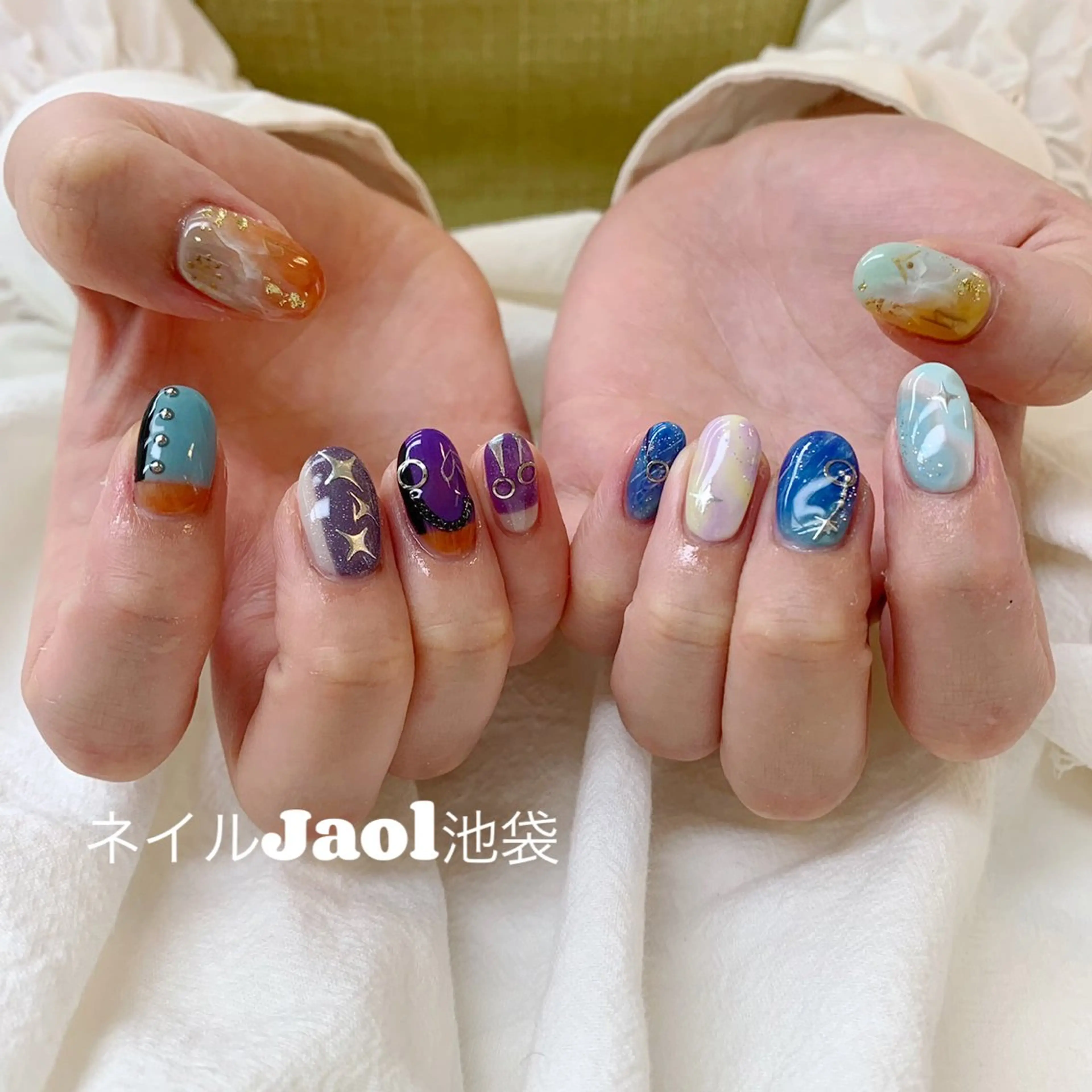 ミディアム ネイルJaol 池袋のネイルデザイン