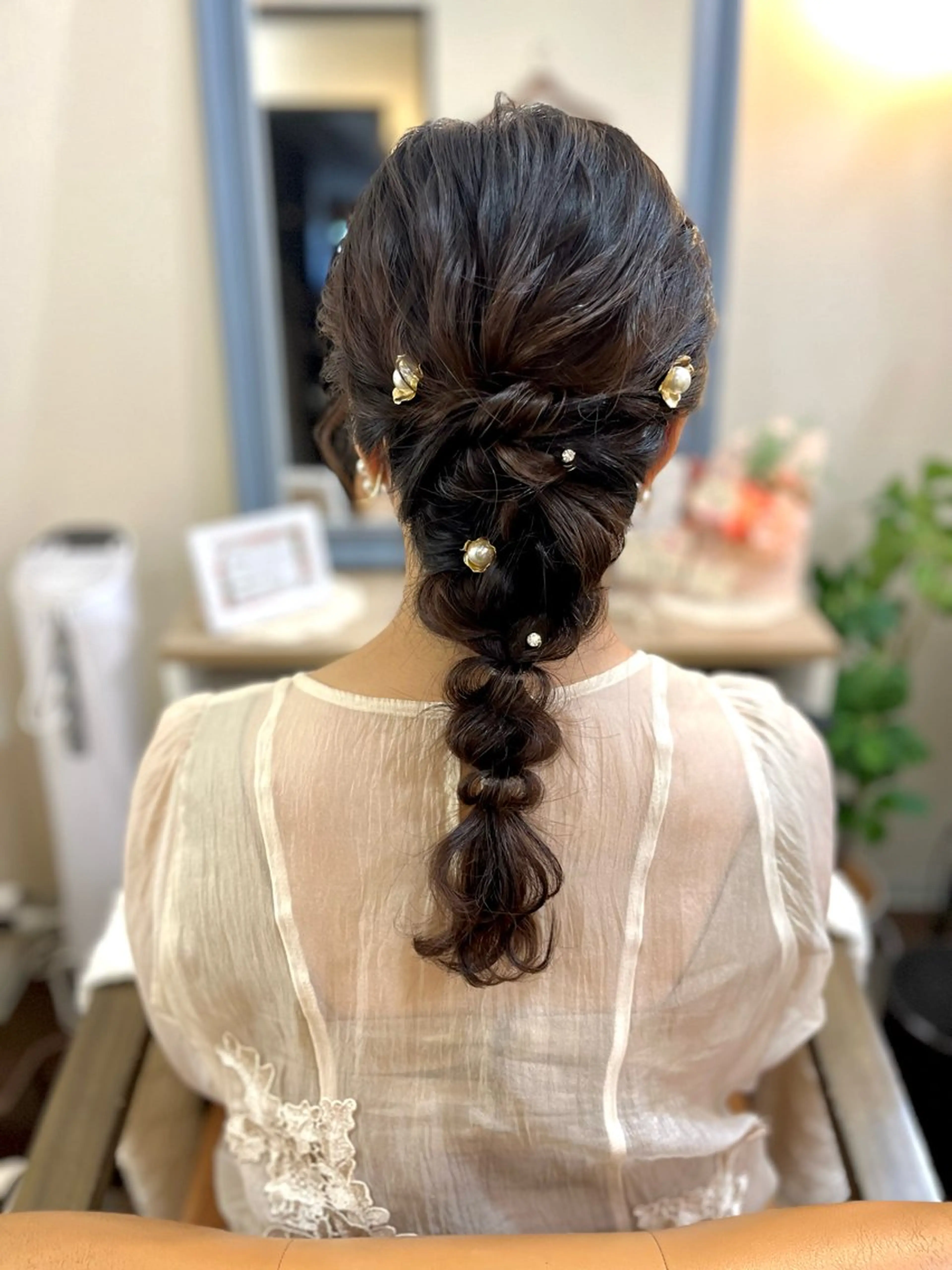 ヘアアレンジ 似合わせヘアメイク 💐オダギリチアキのヘアスタイル