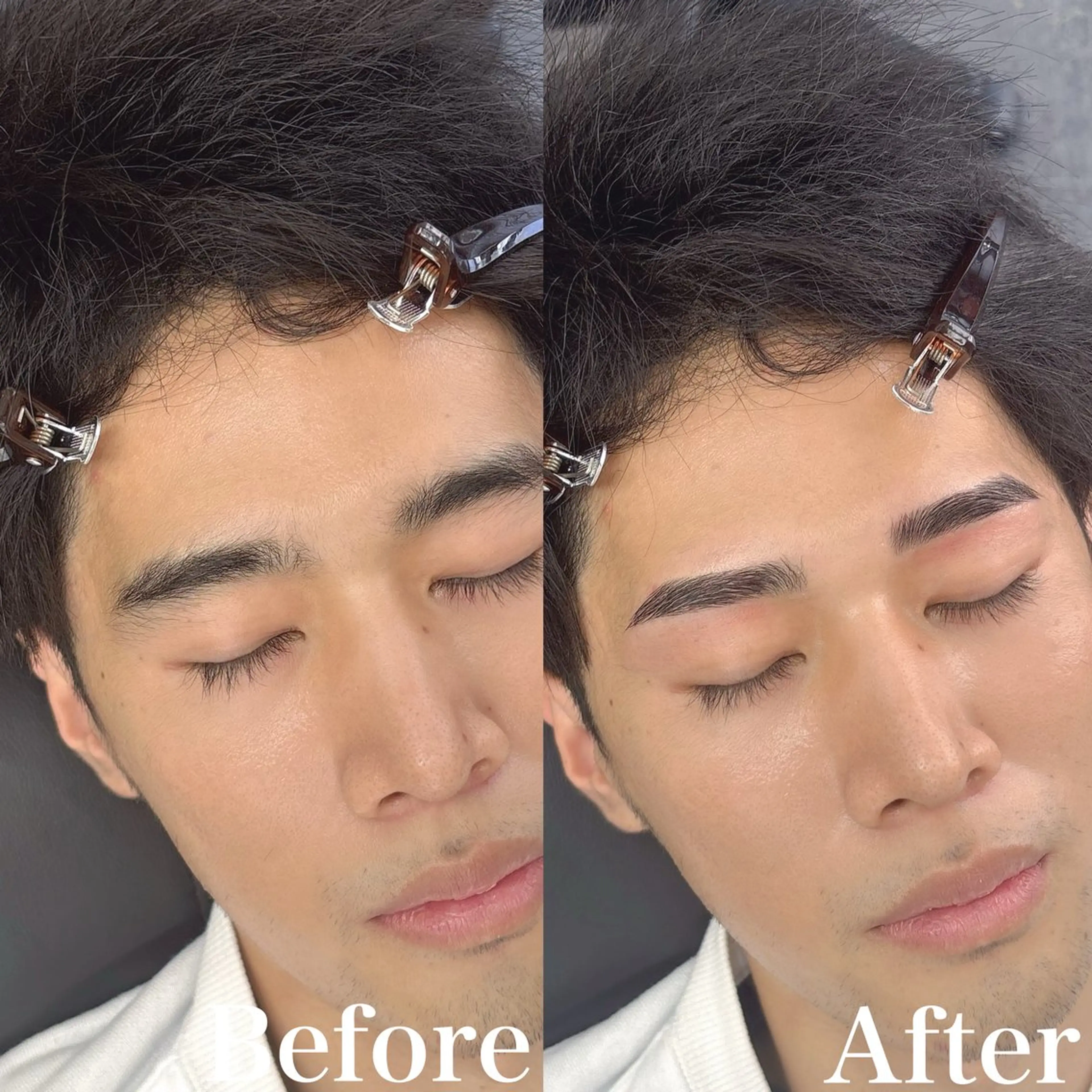 メンズ アイブロウ ワックス脱毛 眉カット 3日空きあり Yusukeの眉毛・アイブロウイメージ