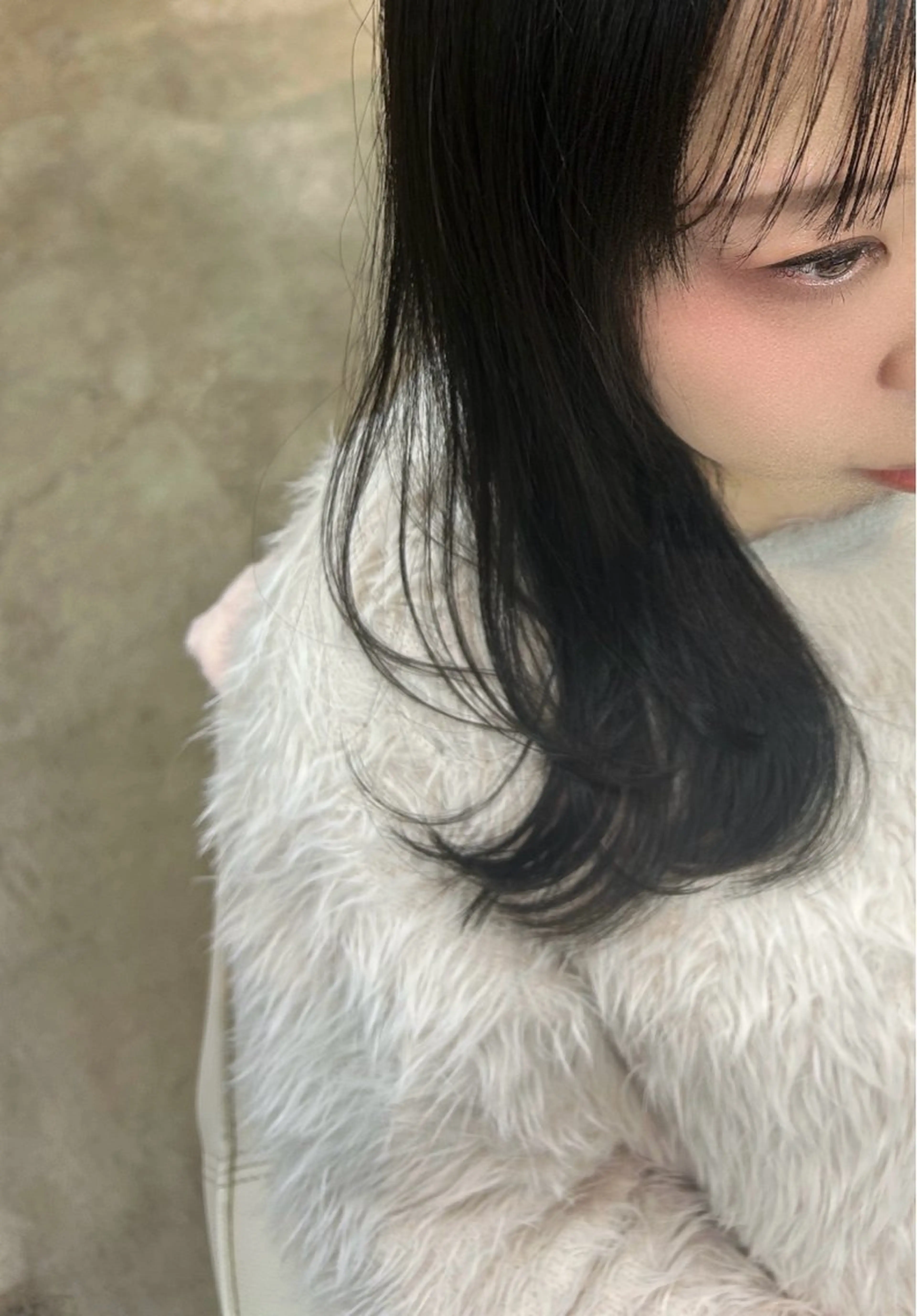 ミディアム bouquet 野口晴菜のヘアスタイル