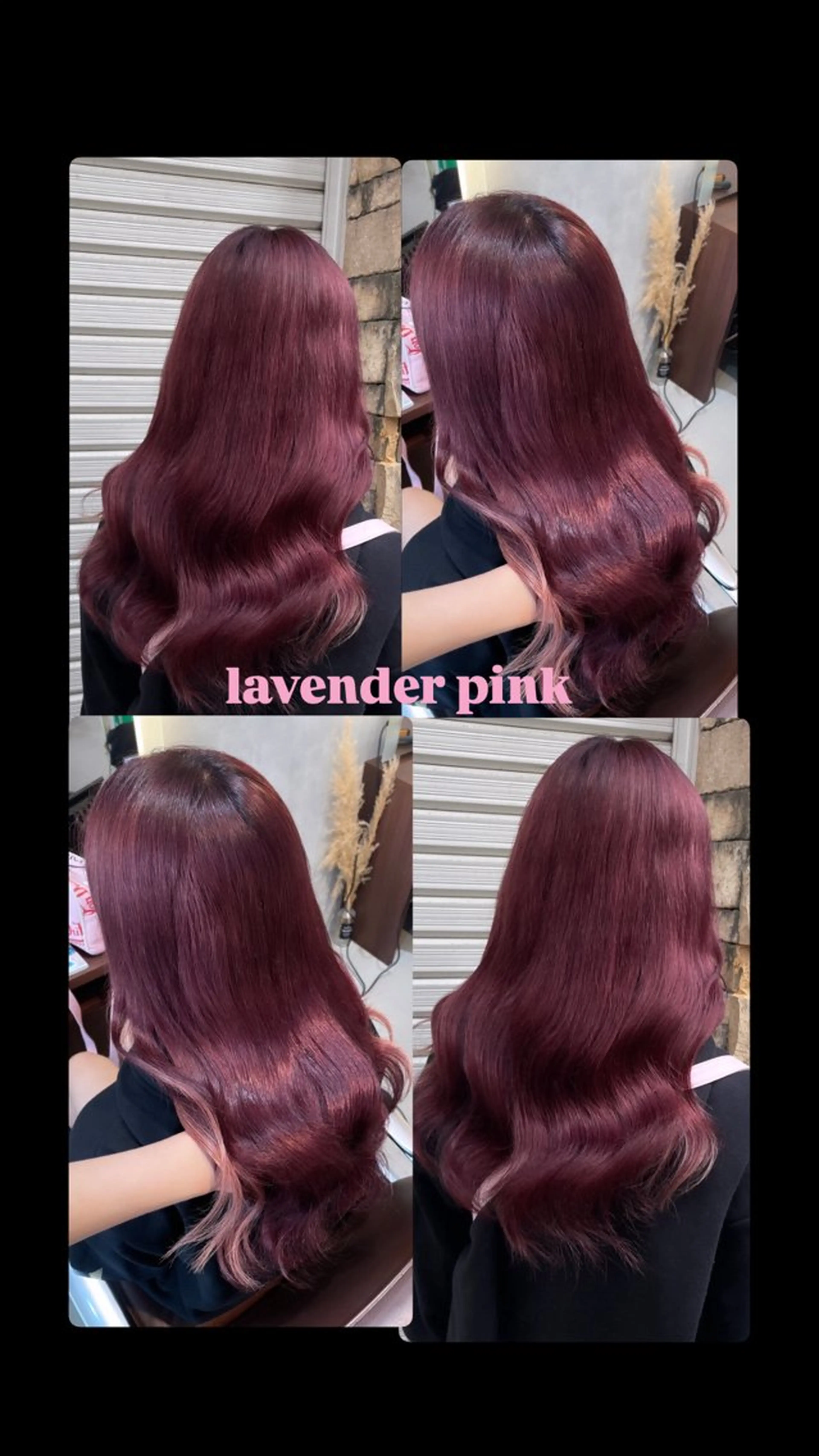 カラー 🖤ROSEL／ KUREA🖤のヘアスタイル