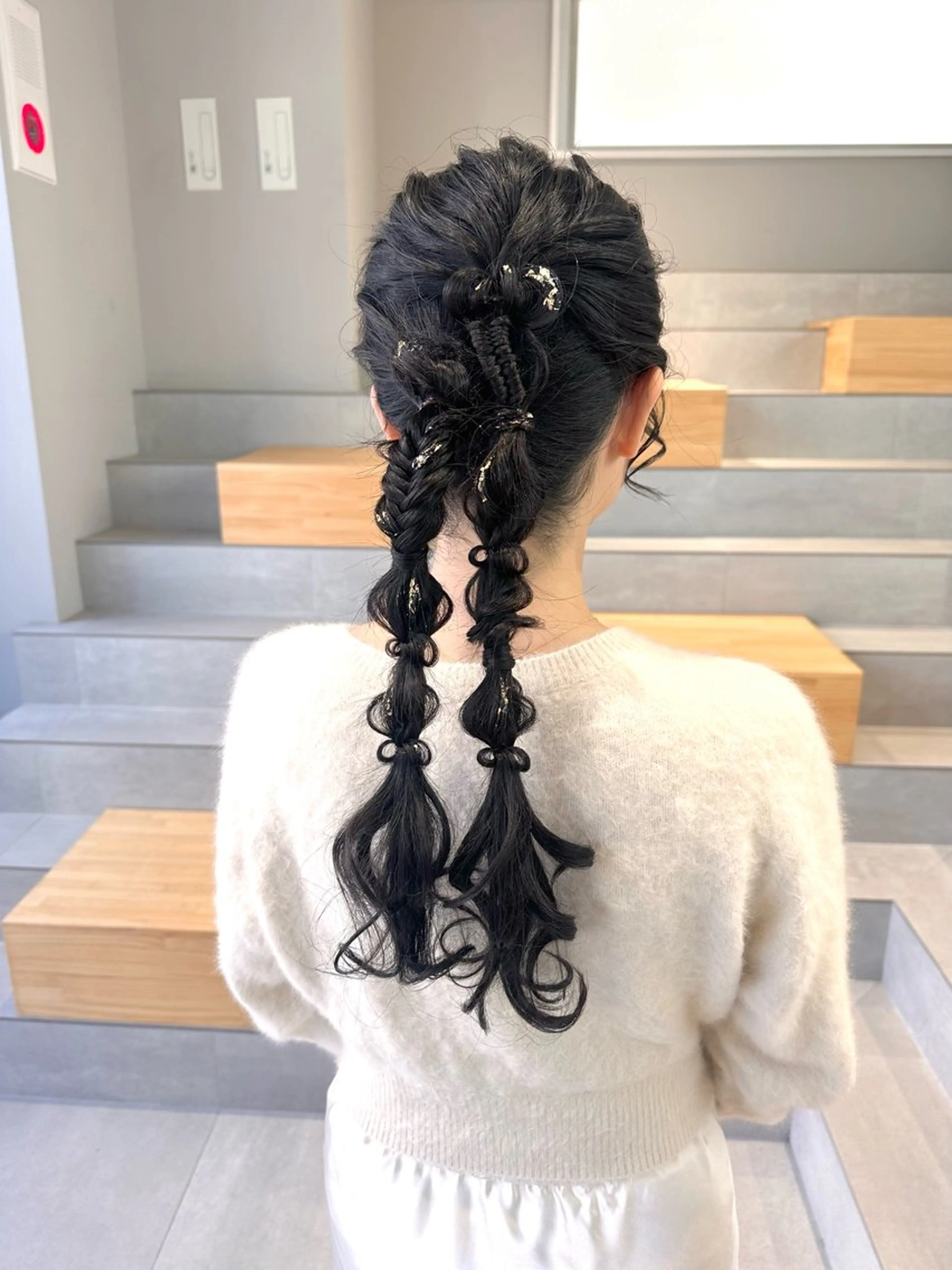 ロング ヘアアレンジ 染谷 遥花のヘアスタイル