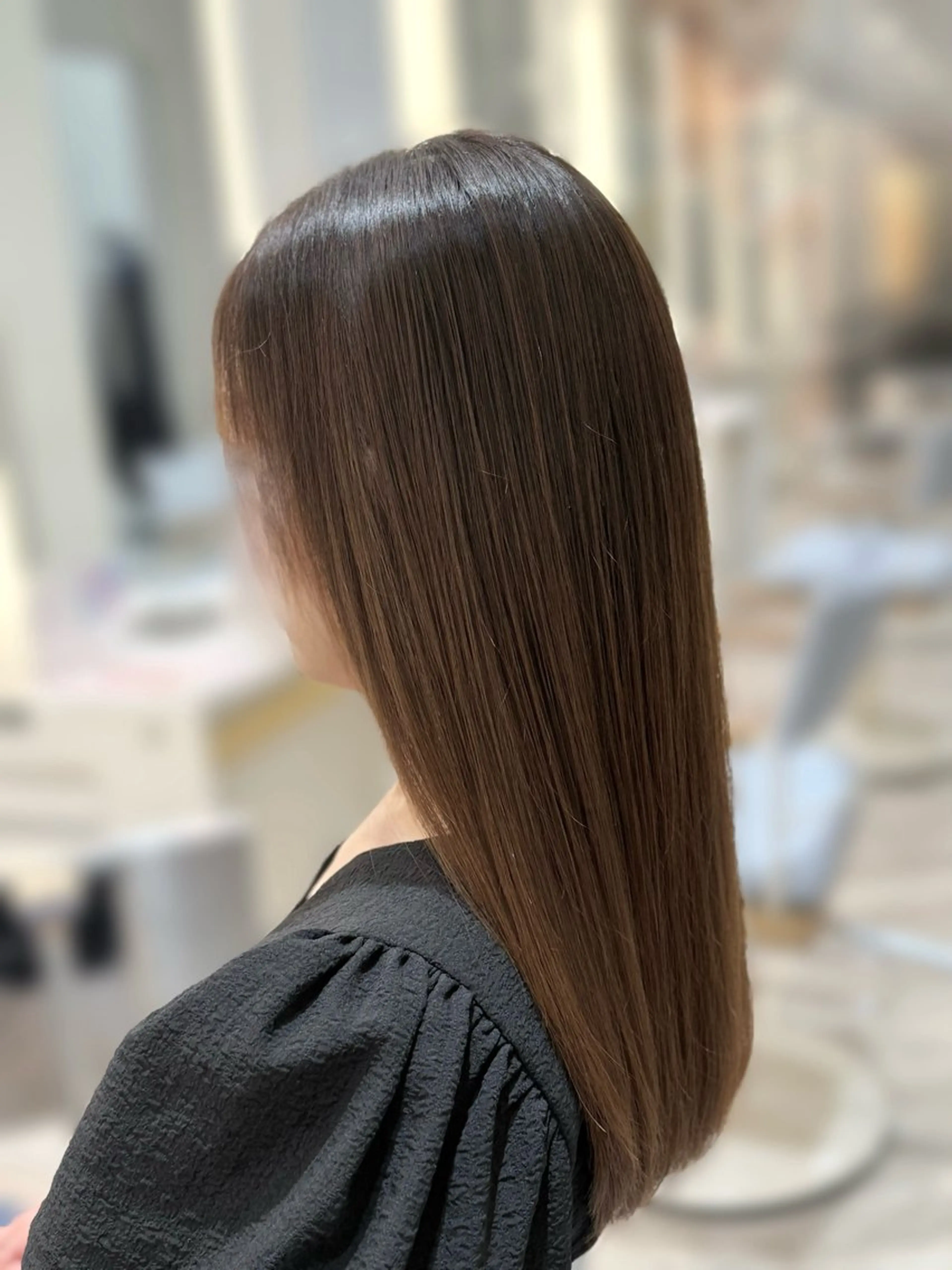 ロング カラー ブラウンカラー 透明感カラー 大人メンズパーマ /石川瑠青のヘアスタイル