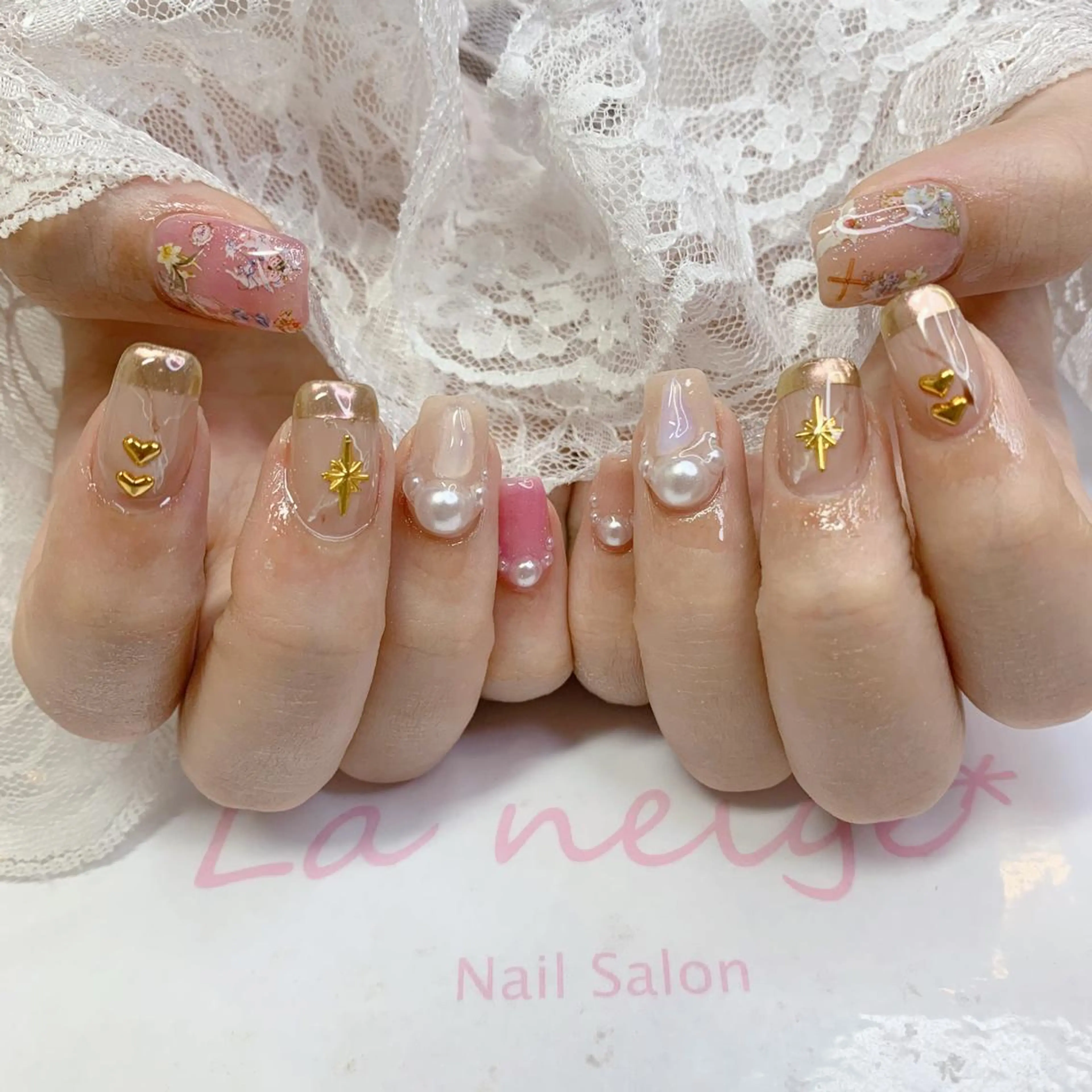 ネイル ハンドネイル La neige* yuki 🐩🌙のネイルデザイン