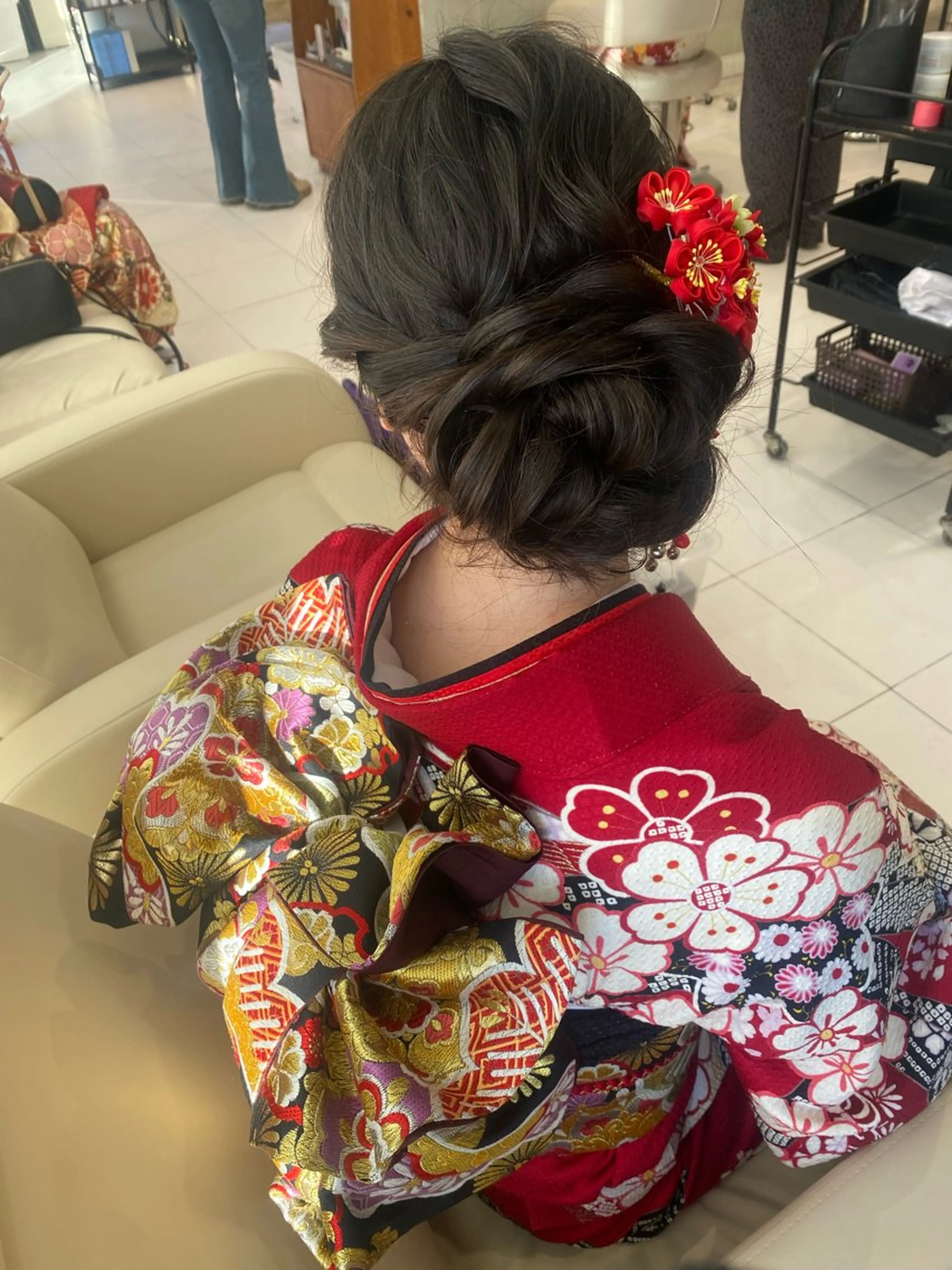 ロング ヘアアレンジ 岡田詩織 MODE Ks松原店のヘアスタイル