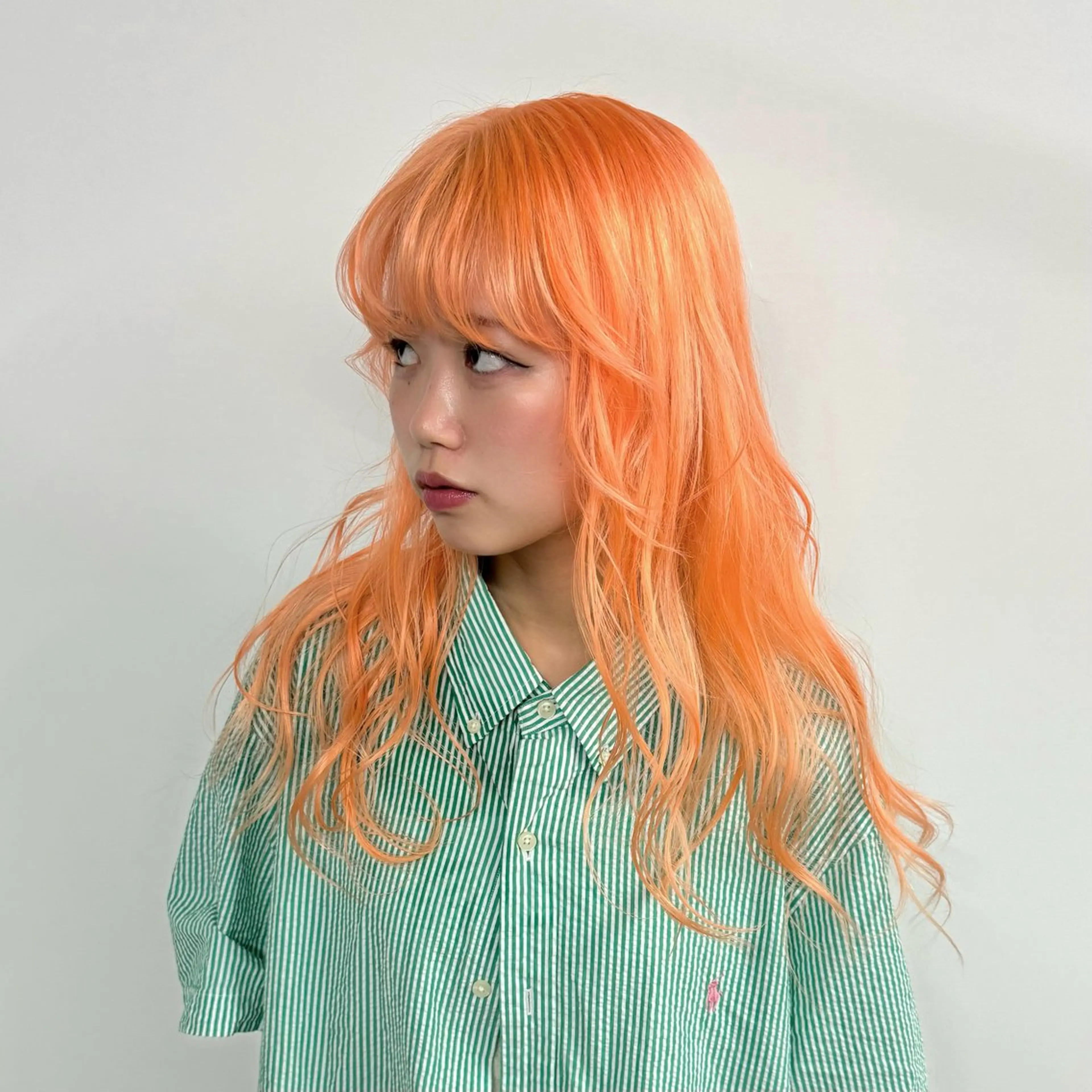 ロング カラー エクステモデル募集 💗大阪梅田/川上のヘアスタイル