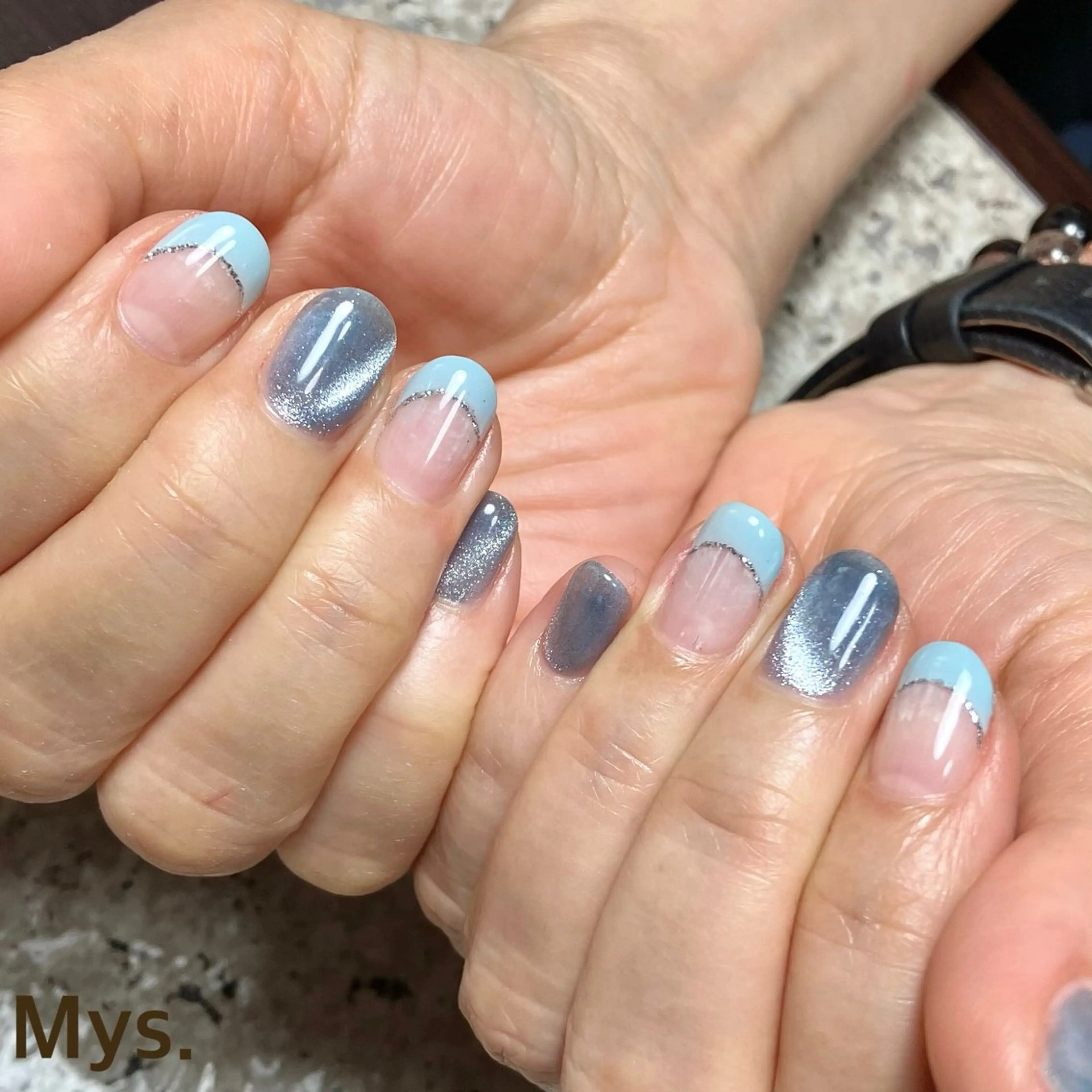 ネイル マグネットネイル ハンドネイル Mys. 三上紗紀のネイルデザイン